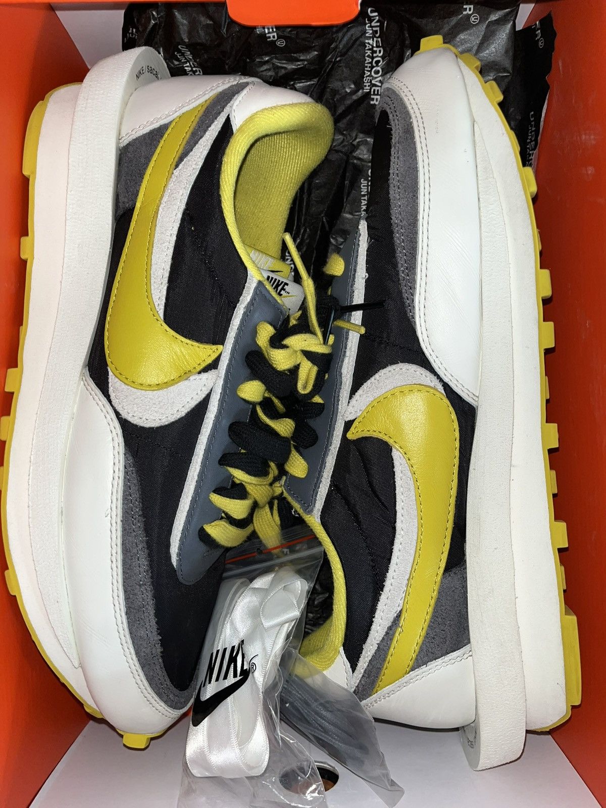 ld waffle sacai undercover bright citron