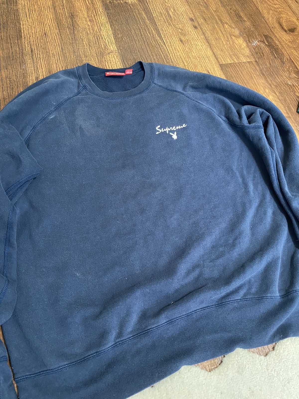 Playboy × Supreme Playboy Raglan Crewneck SS11 | Grailed