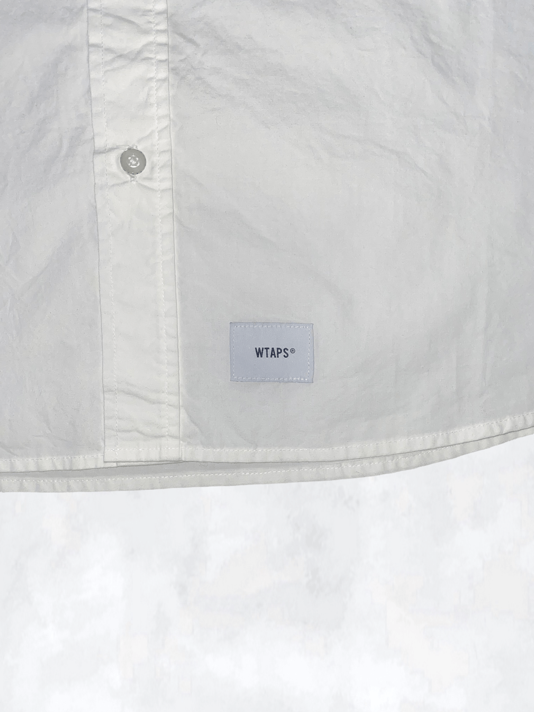 Wtaps Clutch Typewriter Double Pocket Shirt, White Size US L / EU 52-54 / 3 - 4 Thumbnail