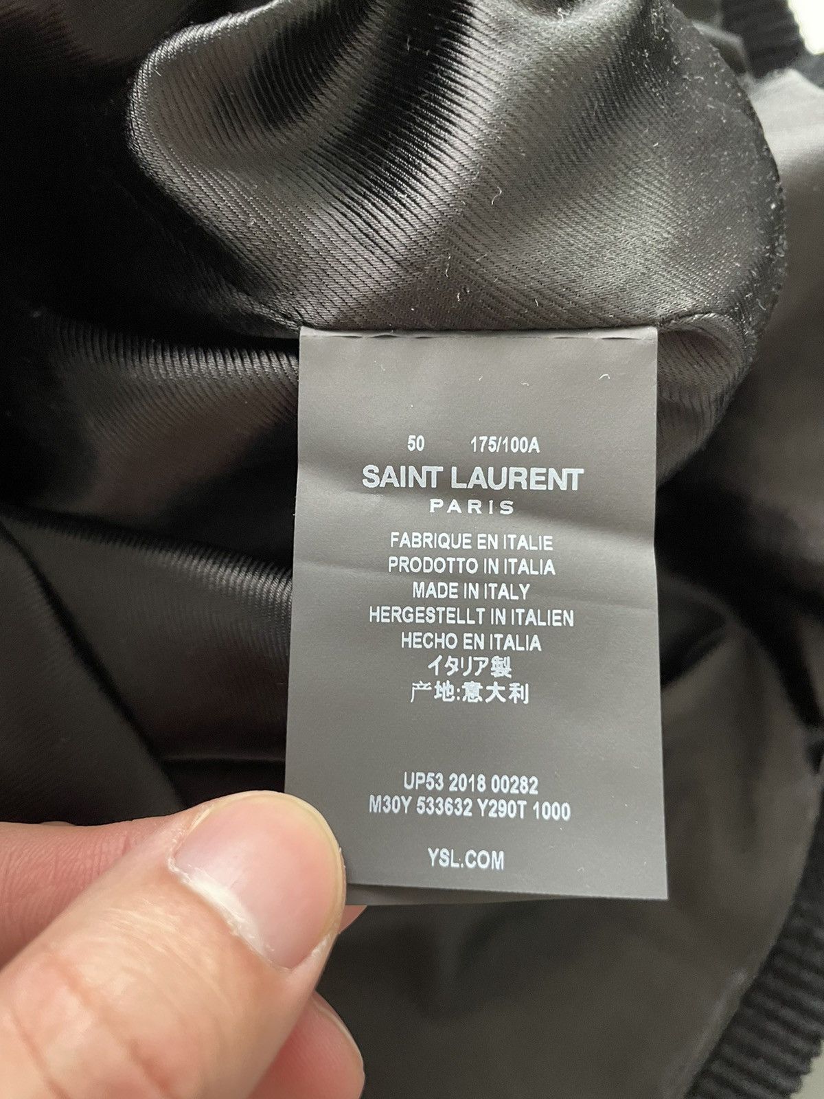 Hedi Slimane × Saint Laurent Paris × Yves Saint Laurent $3,500+Value Limited Edition Corduroy Duffle Jacket Coat New Size US M / EU 48-50 / 2 - 7 Thumbnail