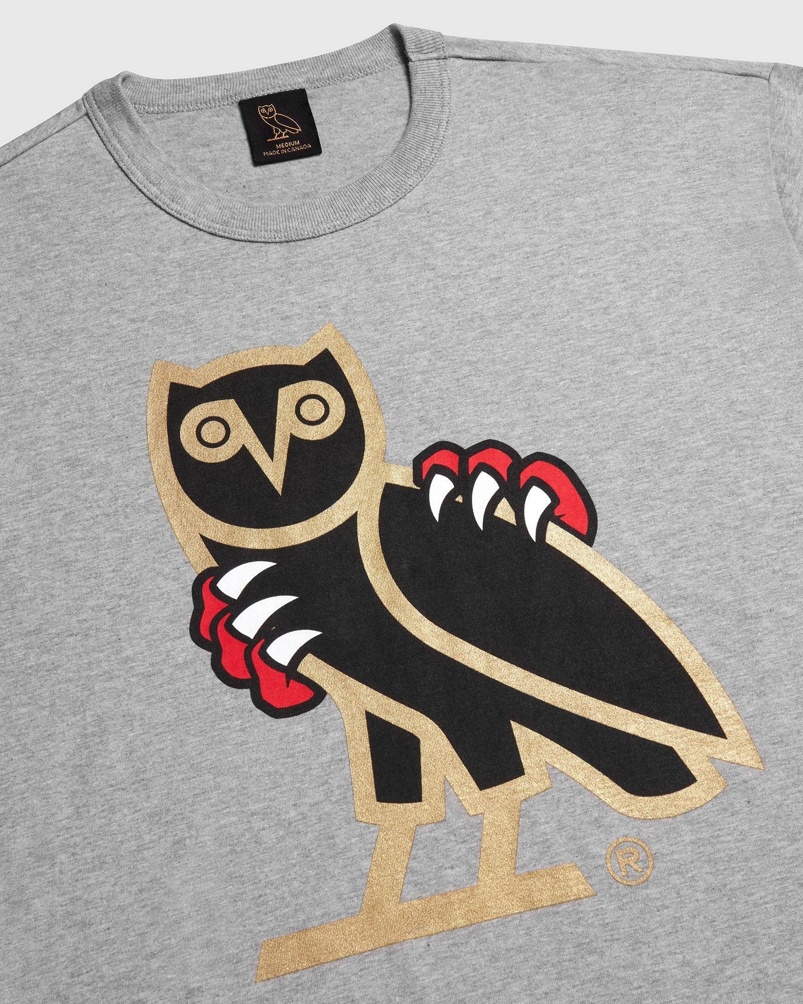 Drake 🦖🦉OVO X NBA X JURASSIC PARK GREY OG OWL T-SHIRT TEE Size US XXL / EU 58 / 5 - 6 Thumbnail