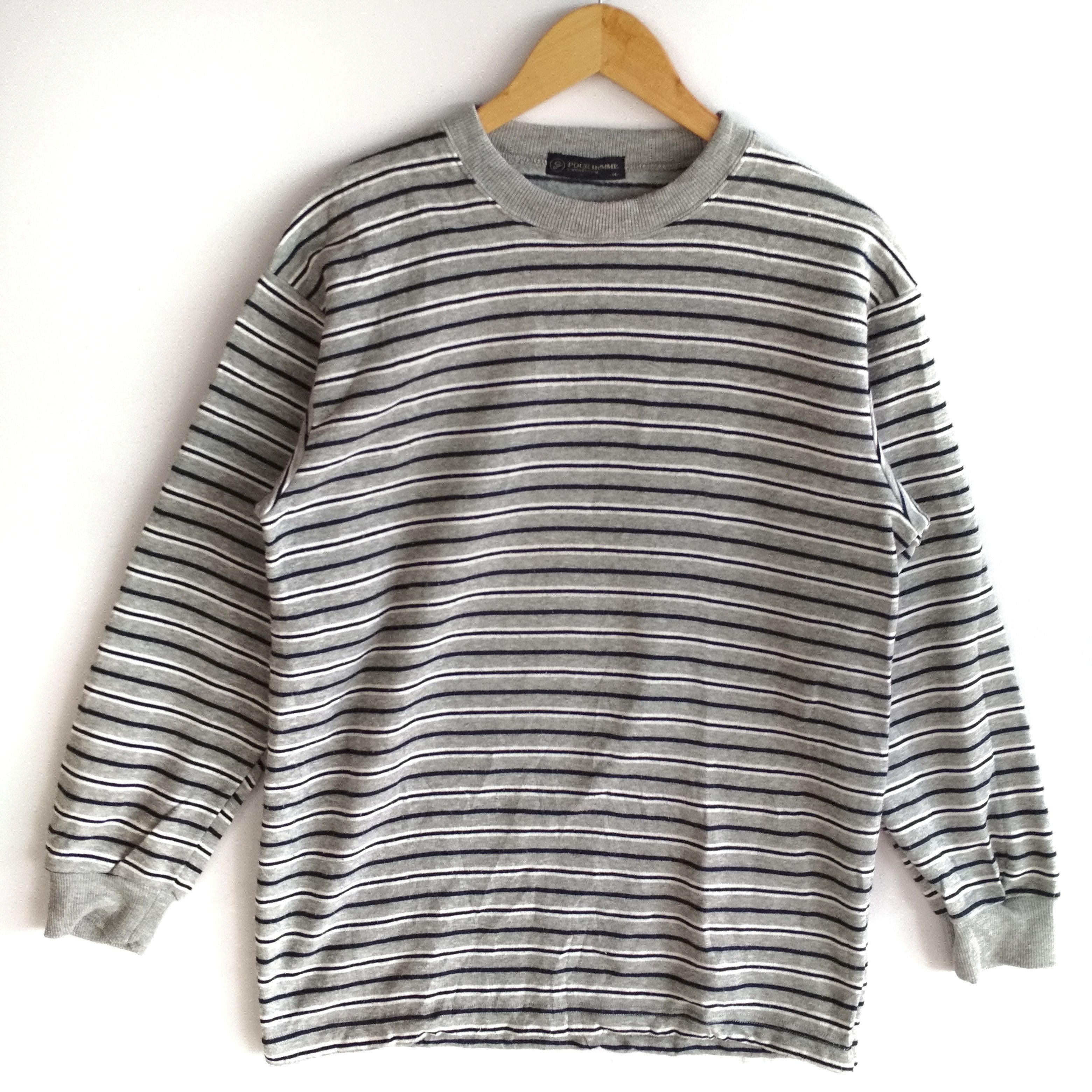 5351 POUR LES HOMMES POUR HOMME STRIPE DESIGN NICE MULTIPLE COLOR SWEATSHIRT Size US M / EU 48-50 / 2 - 1 Thumbnail