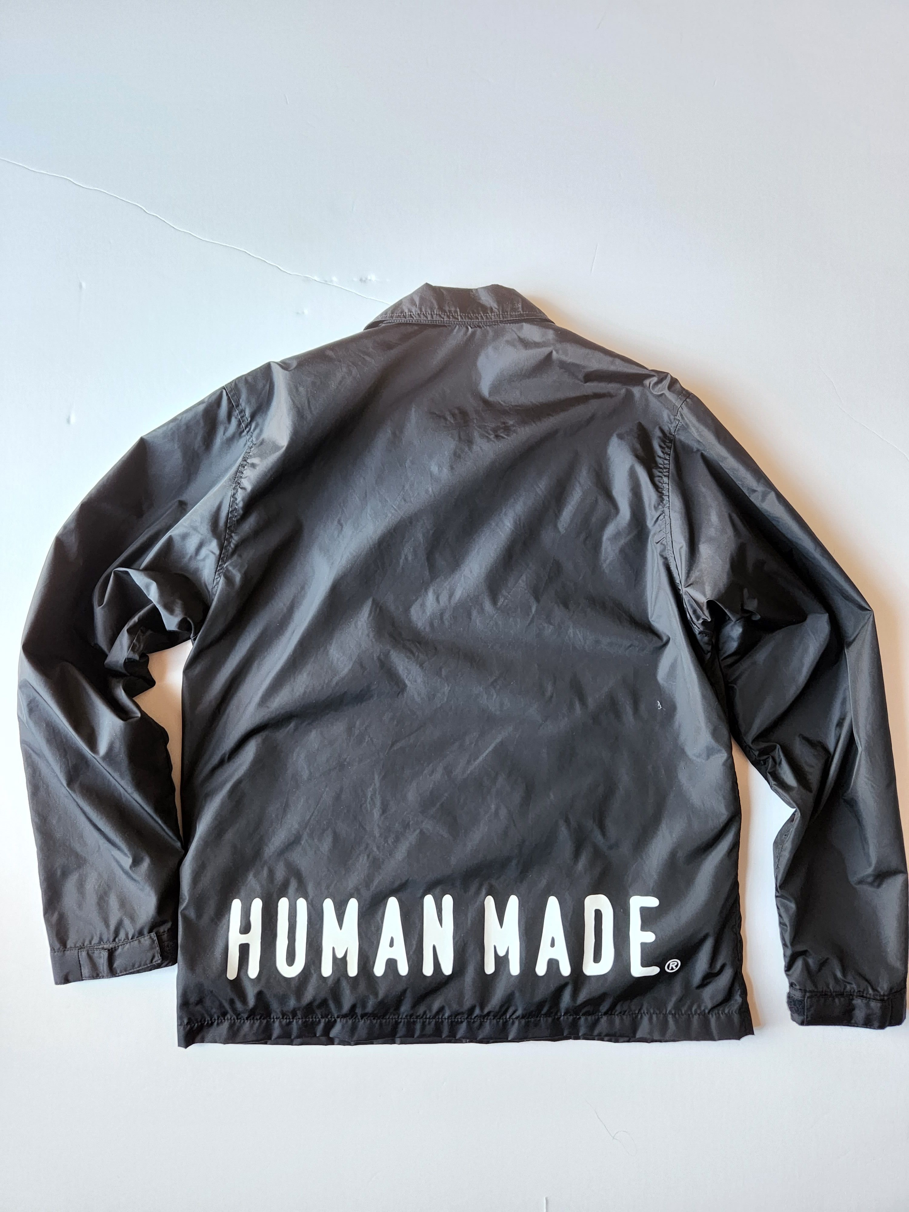 Human Made Human Made STRMCWBY Coach Jacket Nigo Black Sz Small Size US S / EU 44-46 / 1 - 4 Thumbnail