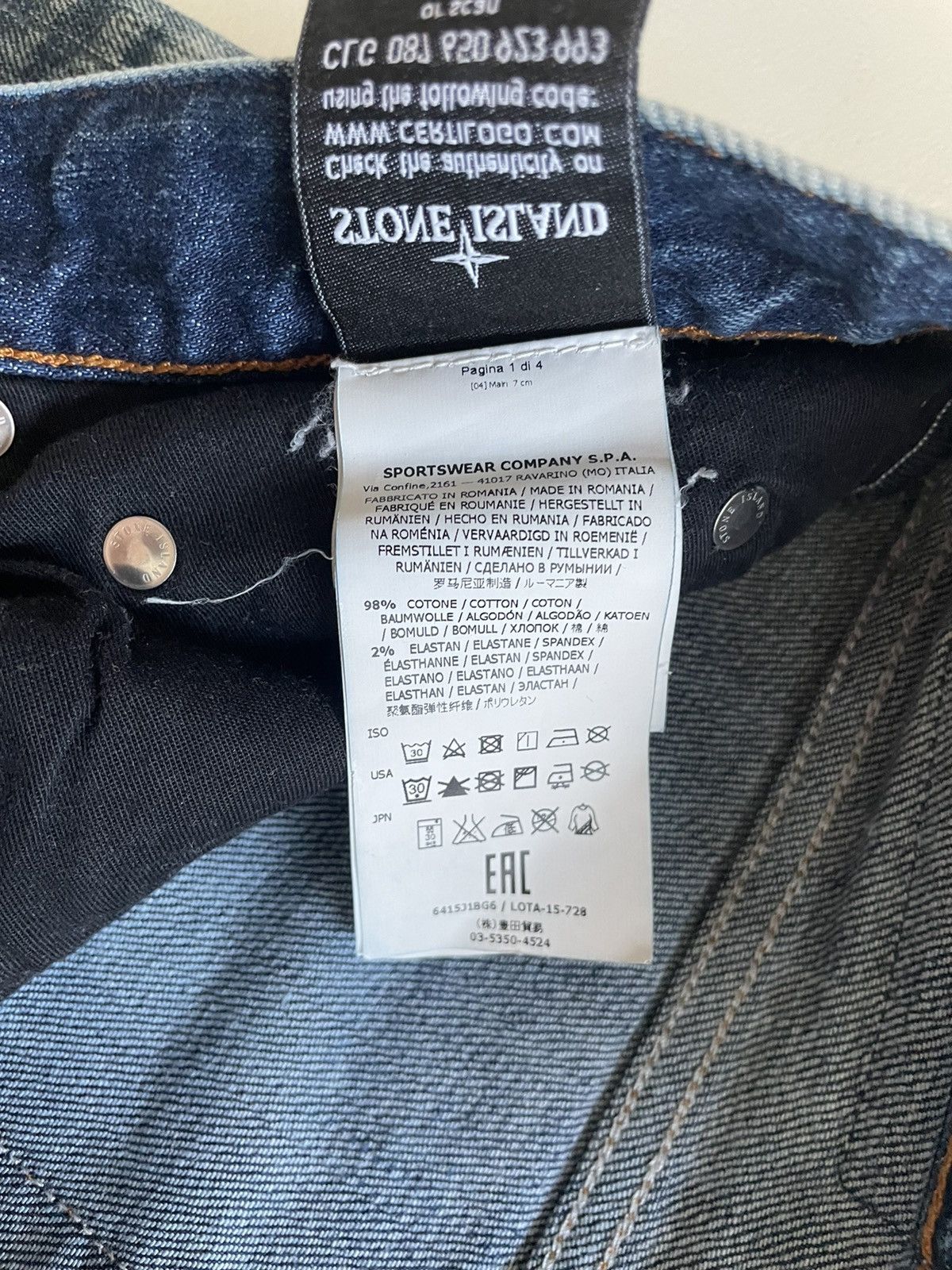 Stone Island Stone island jeans Size US 34 / EU 50 - 7 Thumbnail