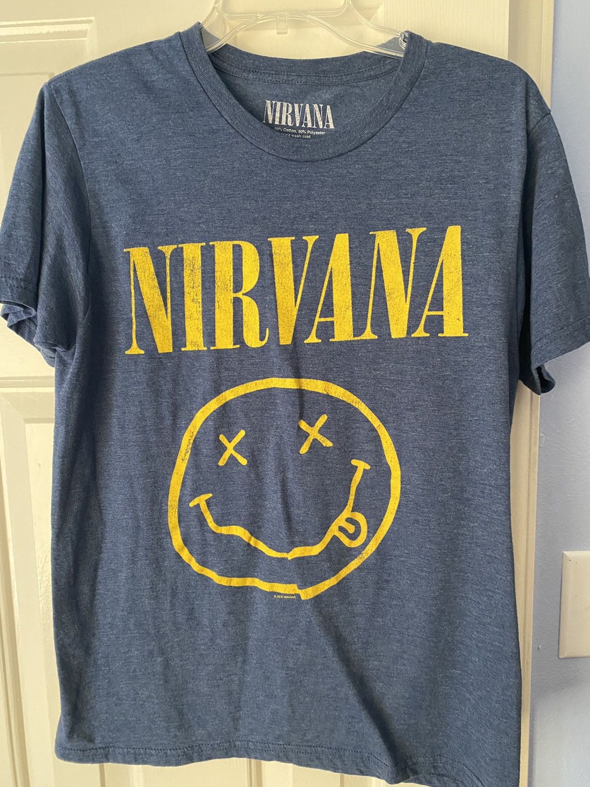 Nirvana Rock Band x Nirvana Smiley Tee | Grailed