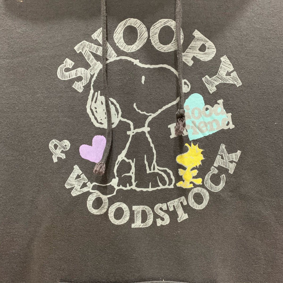 Japanese Brand × Peanuts × Vintage PEANUTS Hoodie SNOOPY WOODSTOCK Size LL Fits S Size US S / EU 44-46 / 1 - 3 Thumbnail