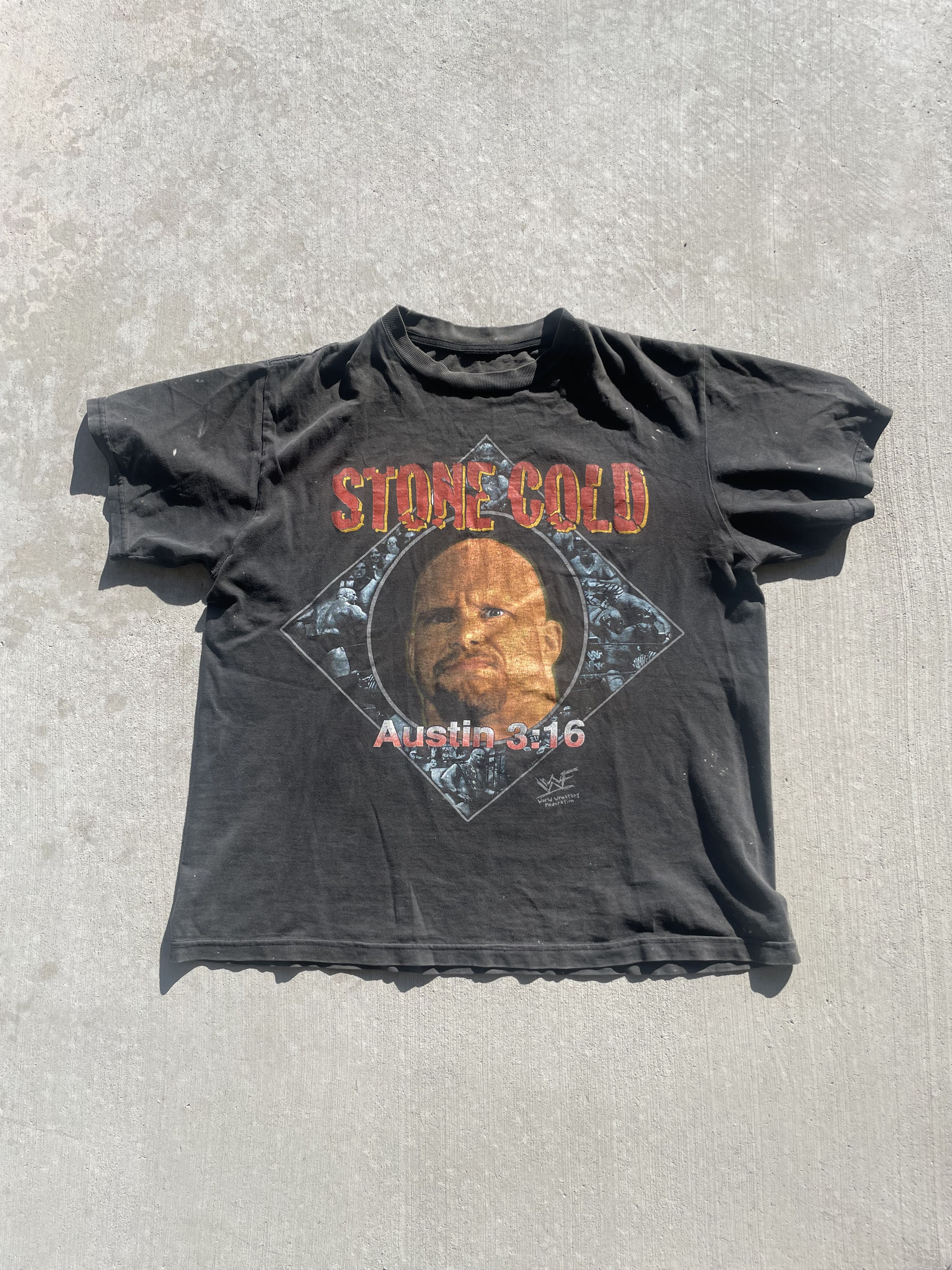 Vintage Vintage stone cold Steve Austin tshirt Size US M / EU 48-50 / 2 - 1 Thumbnail