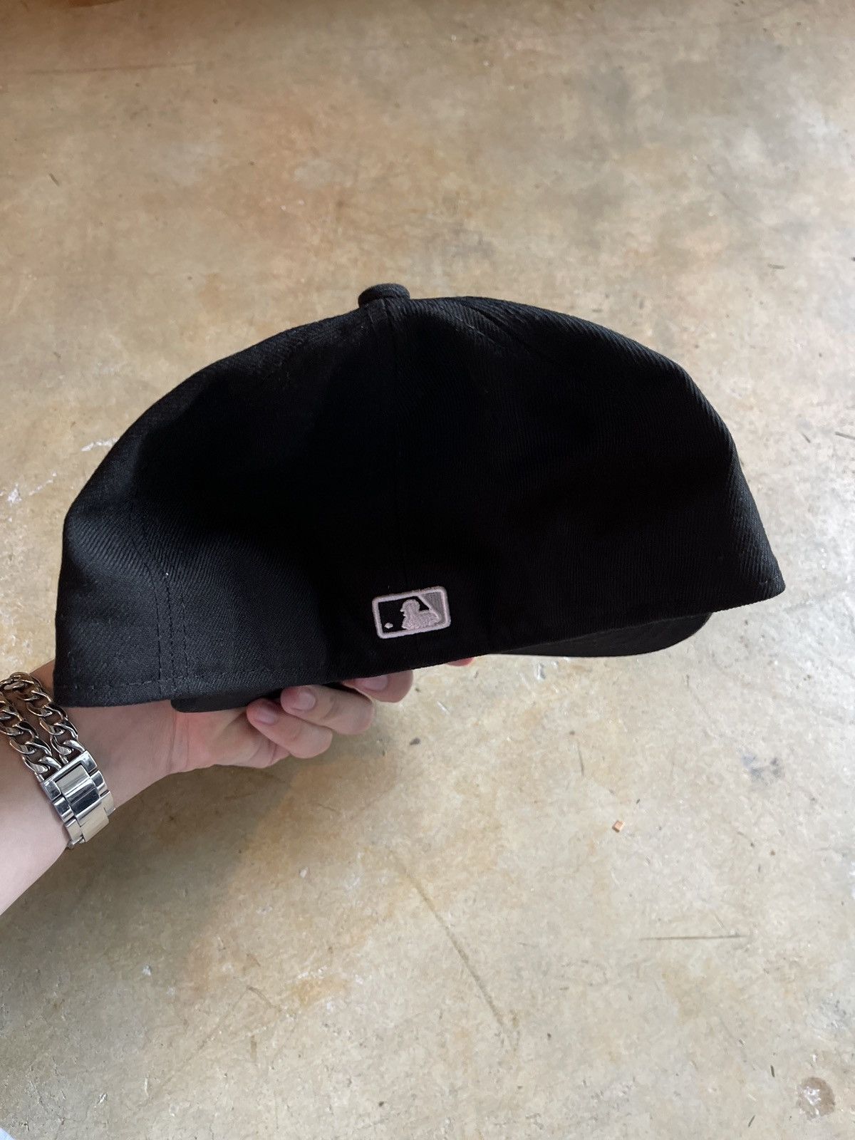New Era Black New Era Fitted Hat Size ONE SIZE - 3 Thumbnail