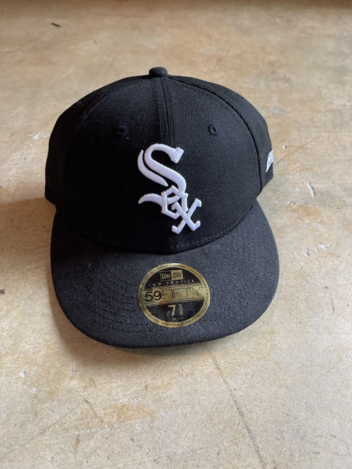 New Era Black New Era Fitted Hat Size ONE SIZE - 1 Preview