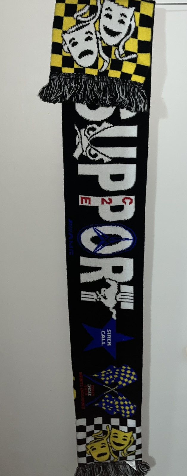 Drain Gang × Sad Boys Drain gang / varg2tm / bladee 2022 worldtour scarf Size ONE SIZE - 4 Thumbnail