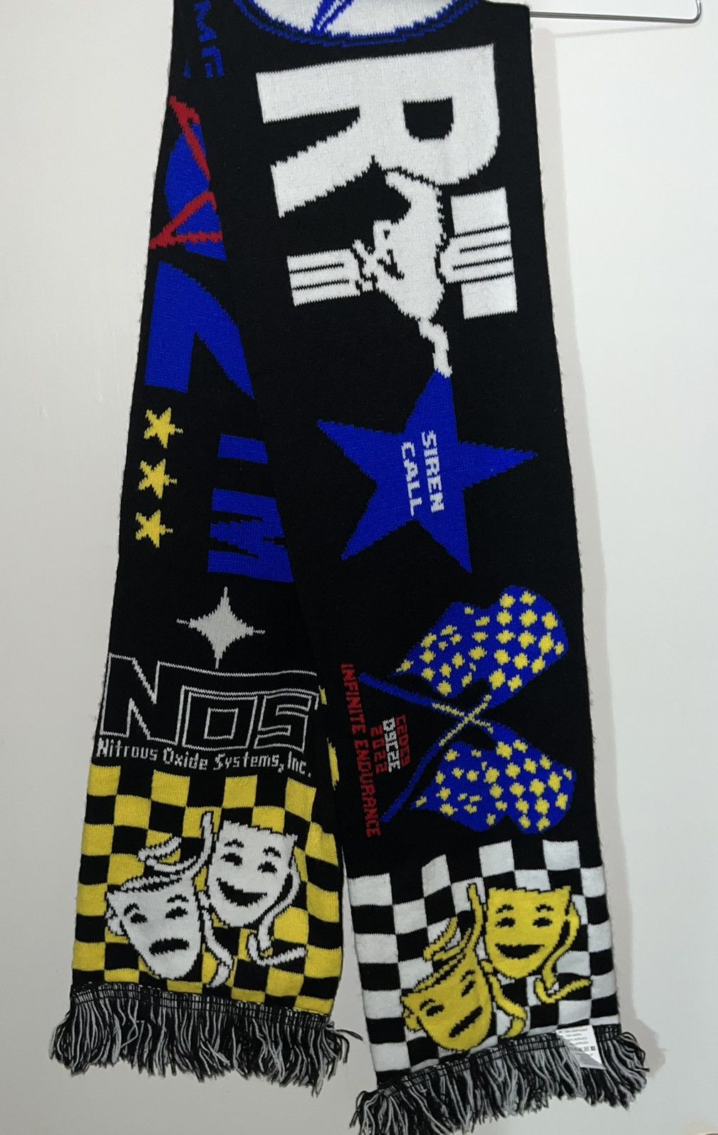 Drain Gang × Sad Boys Drain gang / varg2tm / bladee 2022 worldtour scarf Size ONE SIZE - 2 Thumbnail