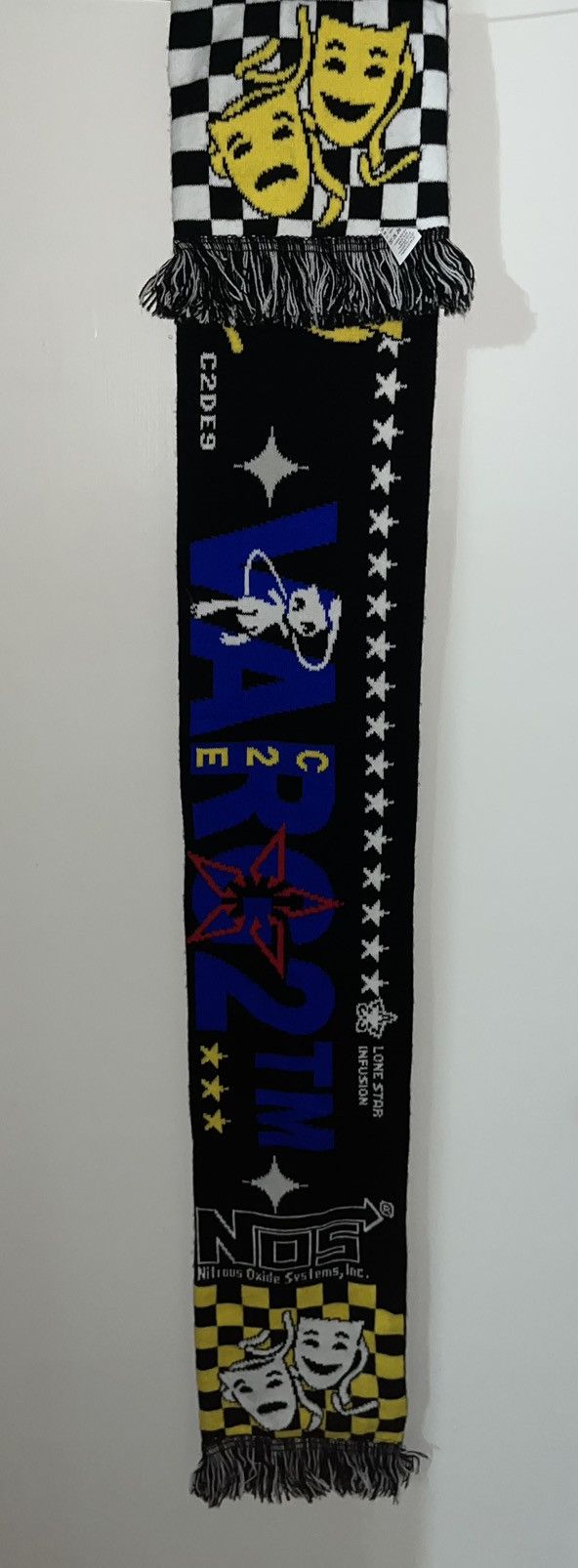 Drain Gang × Sad Boys Drain gang / varg2tm / bladee 2022 worldtour scarf Size ONE SIZE - 5 Thumbnail