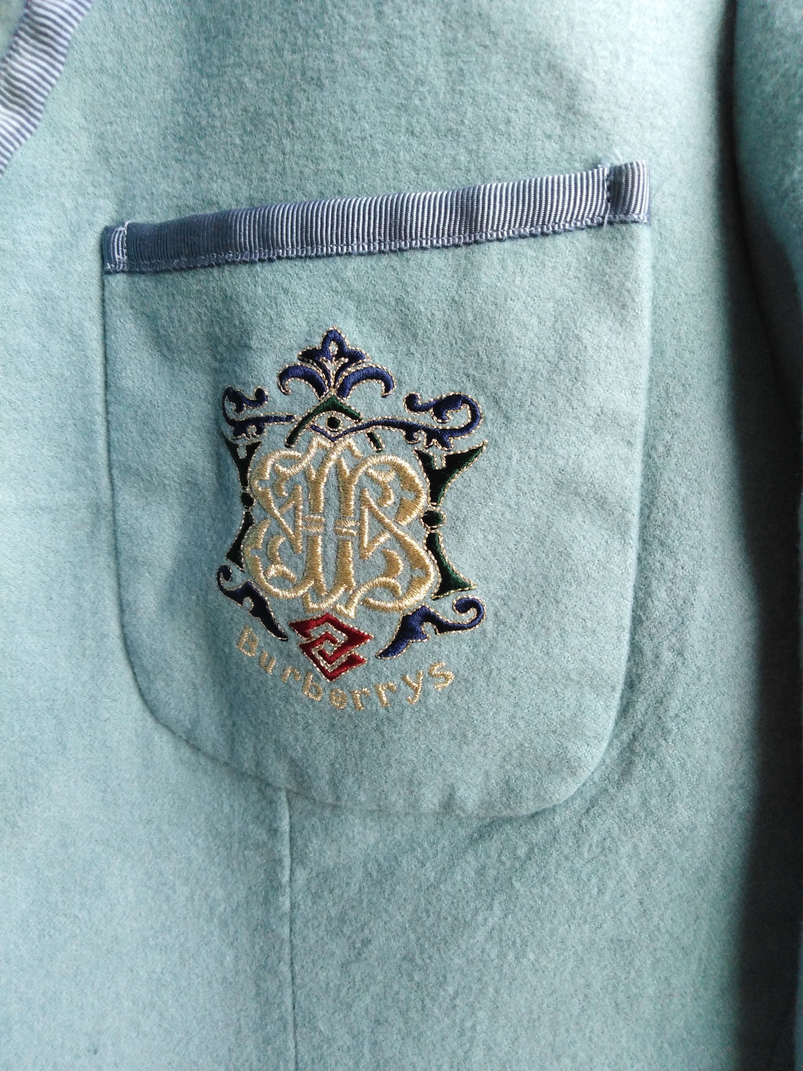 Burberry Burberry Blue Soft Wool Blazer Size 38S - 5 Thumbnail