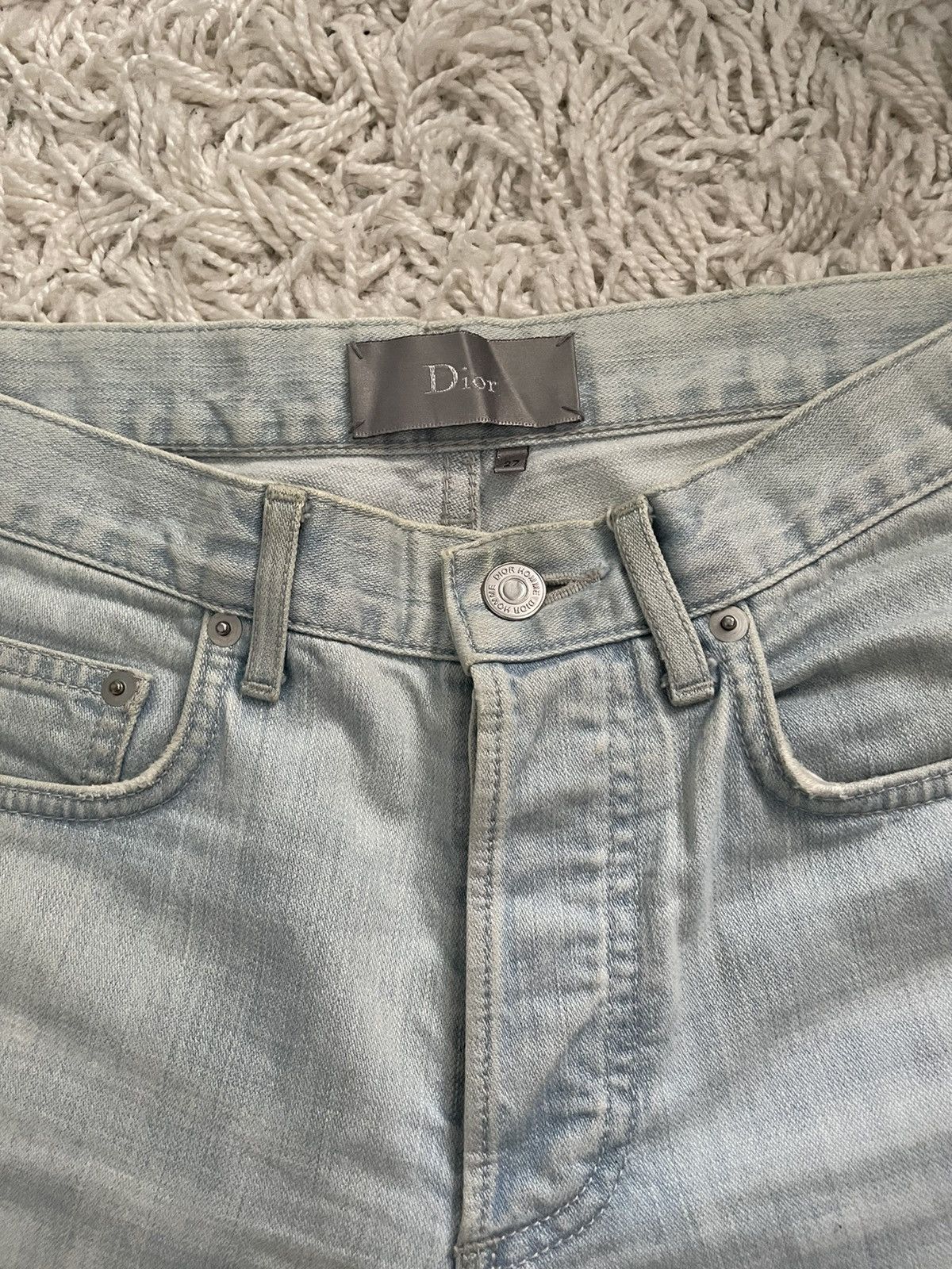 Dior Faded Blue Jeans Size US 29 - 4 Thumbnail