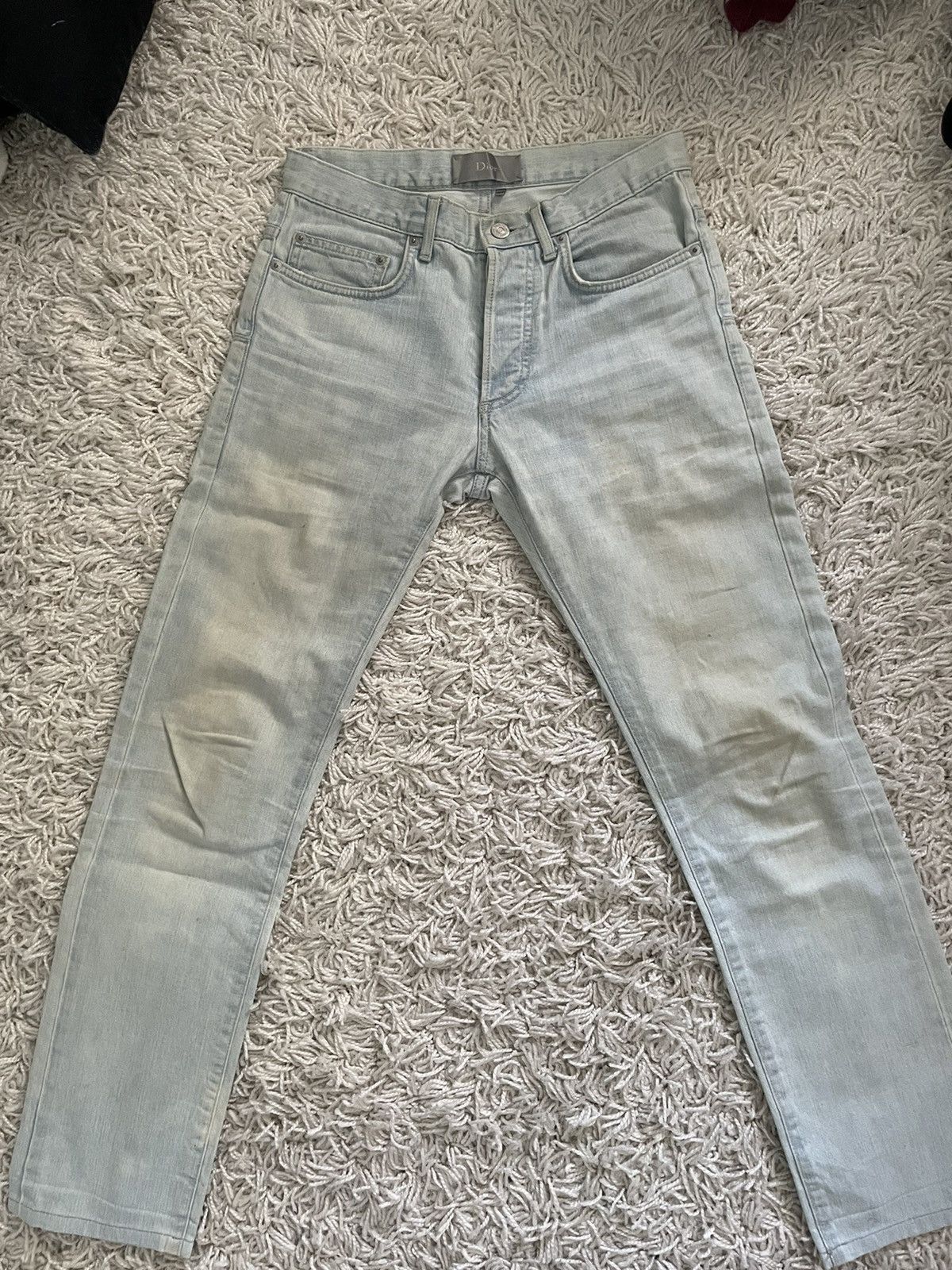 Dior Faded Blue Jeans Size US 29 - 3 Thumbnail