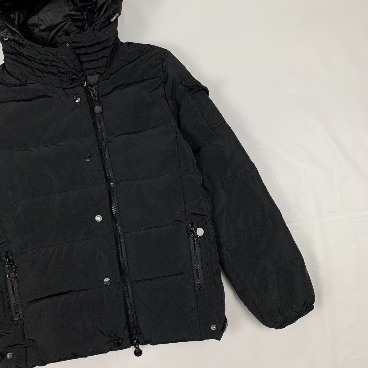 Moncler Vintage Moncler Puffer Hoodie Jacket Size US S / EU 44-46 / 1 - 3 Thumbnail