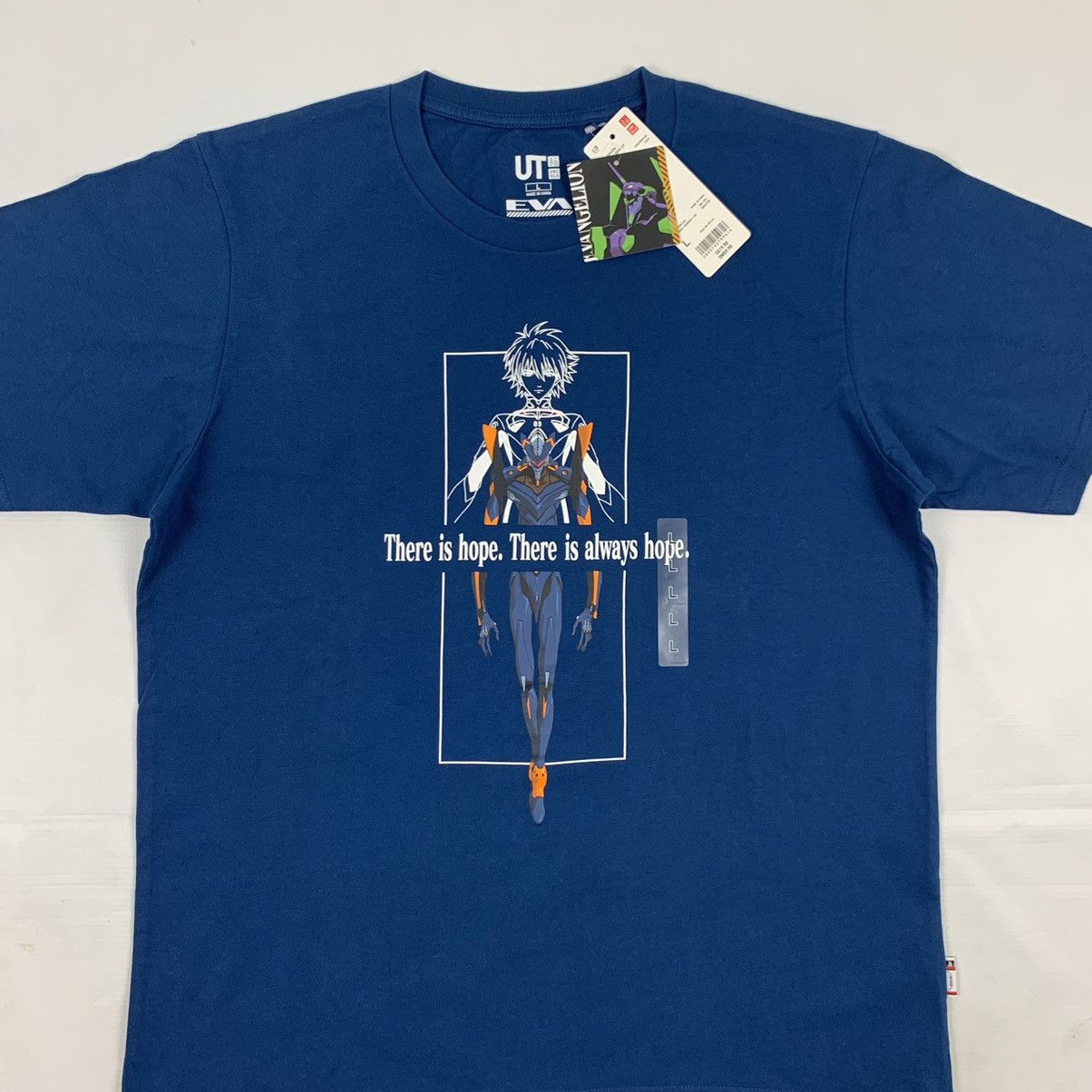 Anime × Uniqlo Rare Uniqlo x Evangelion Anime Movie Shirt Size US L / EU 52-54 / 3 - 2 Thumbnail