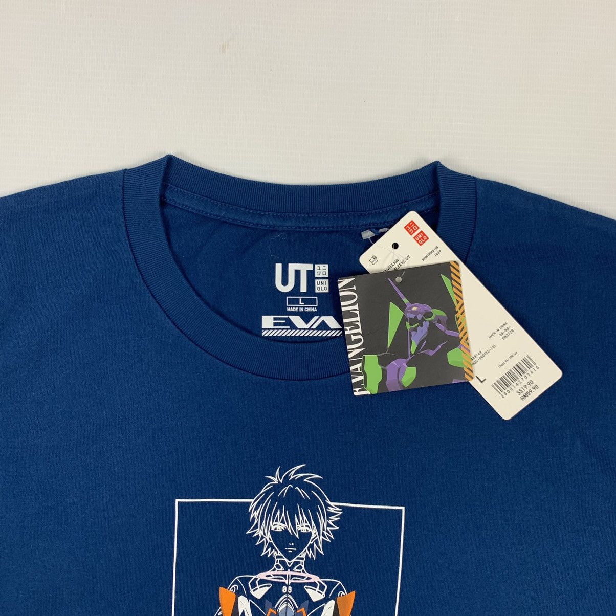 Anime × Uniqlo Rare Uniqlo x Evangelion Anime Movie Shirt Size US L / EU 52-54 / 3 - 5 Thumbnail