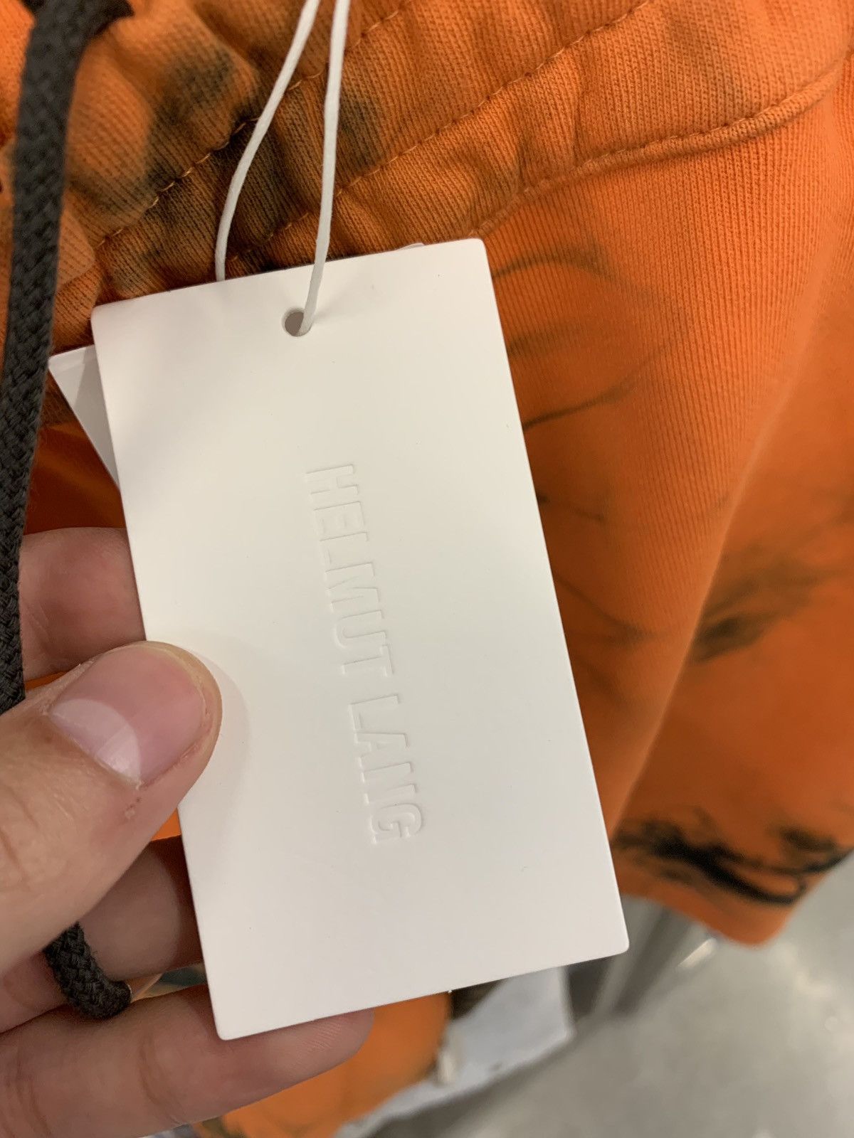 Helmut Lang Tye Dye Yellow Orange Shorts Size US 30 / EU 46 - 7 Thumbnail