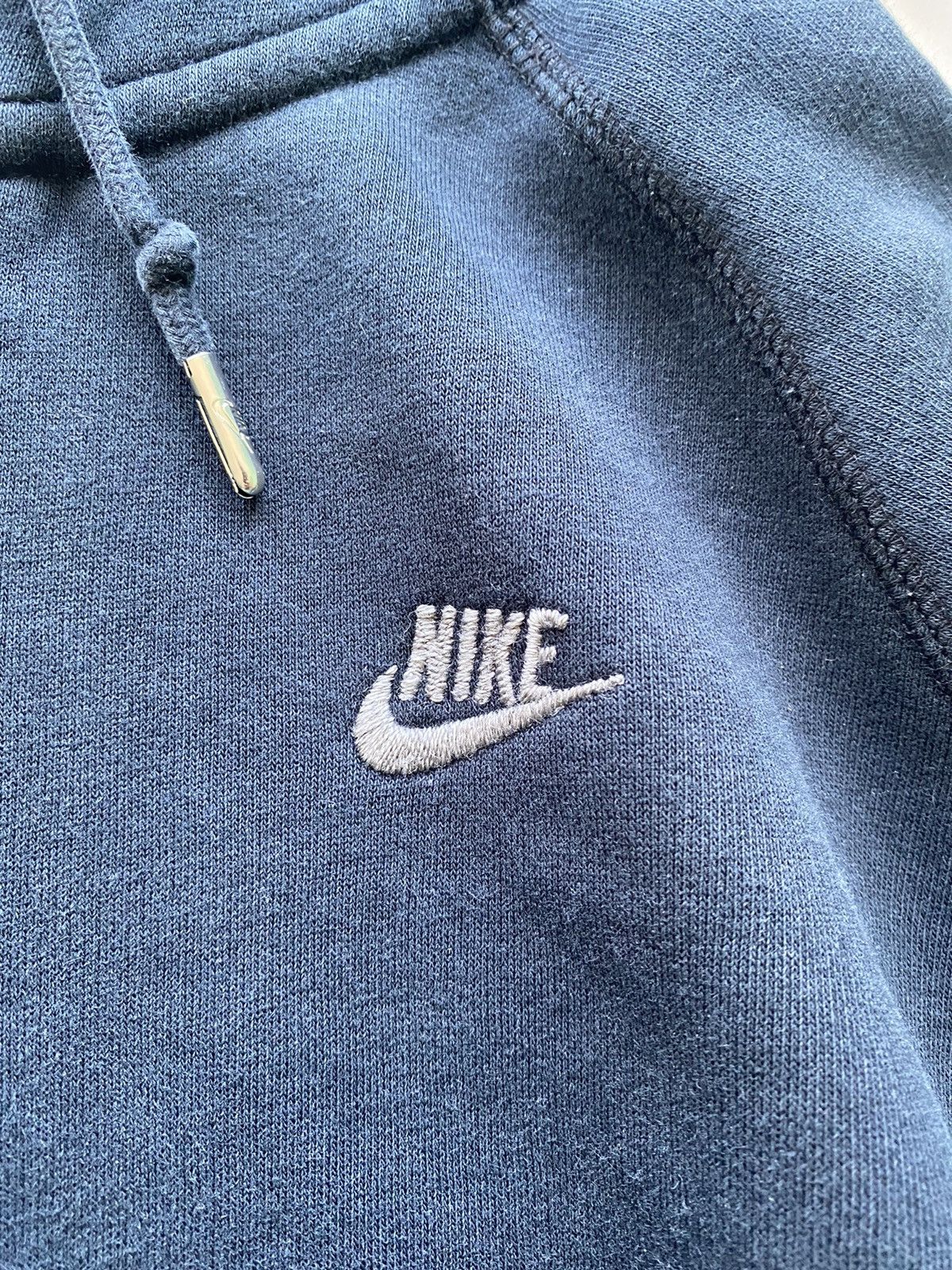 Nike × Vintage Black Nike Zip Up Silver Tag Hoodie Size US L / EU 52-54 / 3 - 2 Thumbnail
