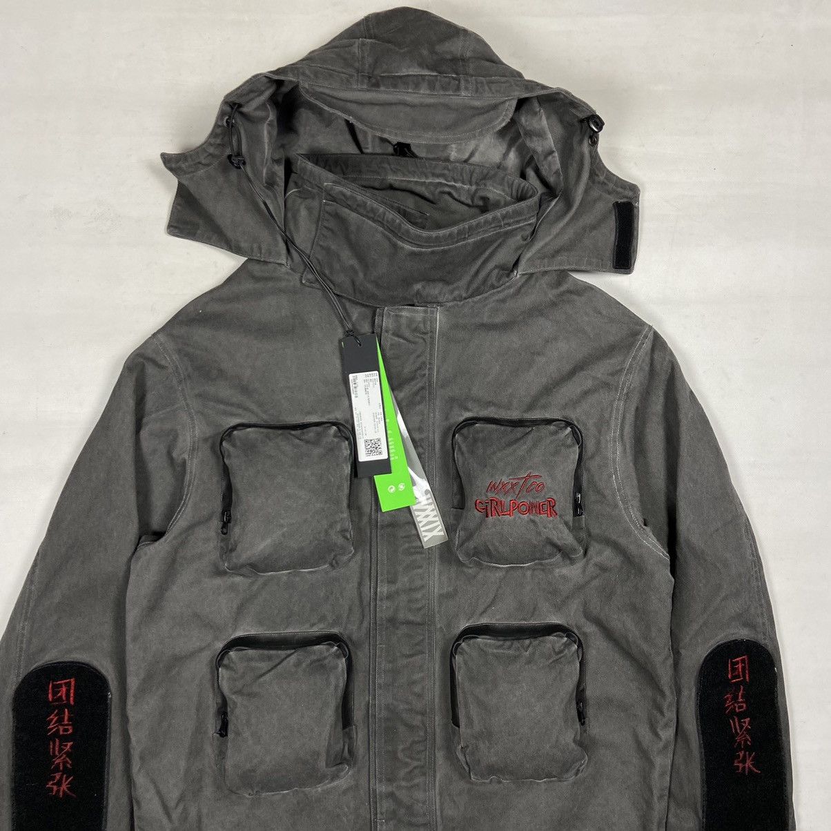 Japanese Brand LISHA JIANG x INXX SEASON 9 ULTRA RARE MULTIPOCKET JACKET Size US L / EU 52-54 / 3 - 8 Thumbnail