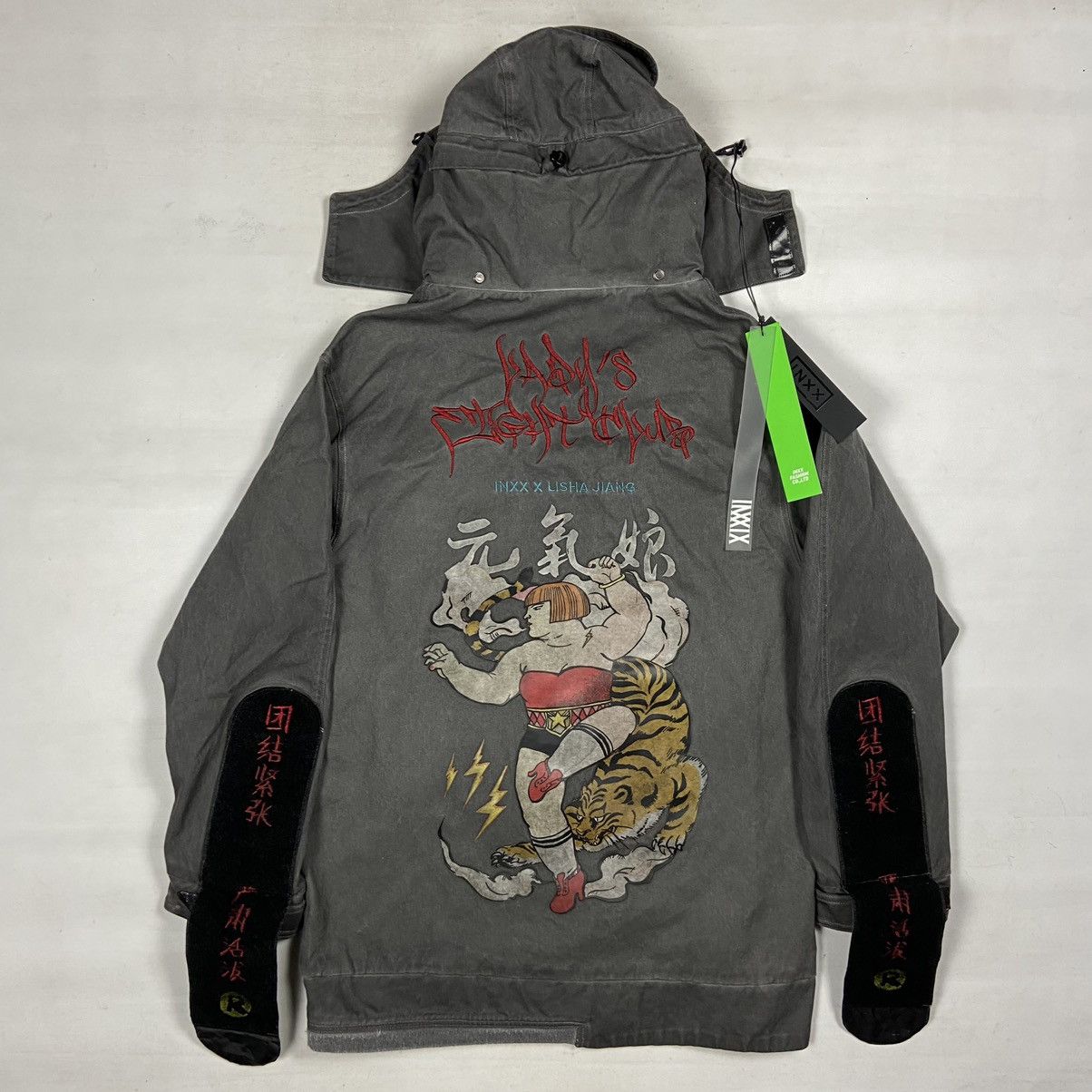 Japanese Brand LISHA JIANG x INXX SEASON 9 ULTRA RARE MULTIPOCKET JACKET Size US L / EU 52-54 / 3 - 4 Thumbnail