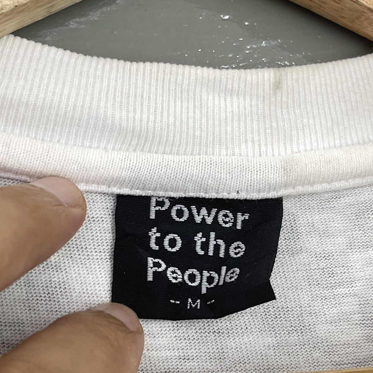 Japanese Brand 90s Power To The People Monogram Shortsleeve Jumper Size M Size US M / EU 48-50 / 2 - 10 Thumbnail