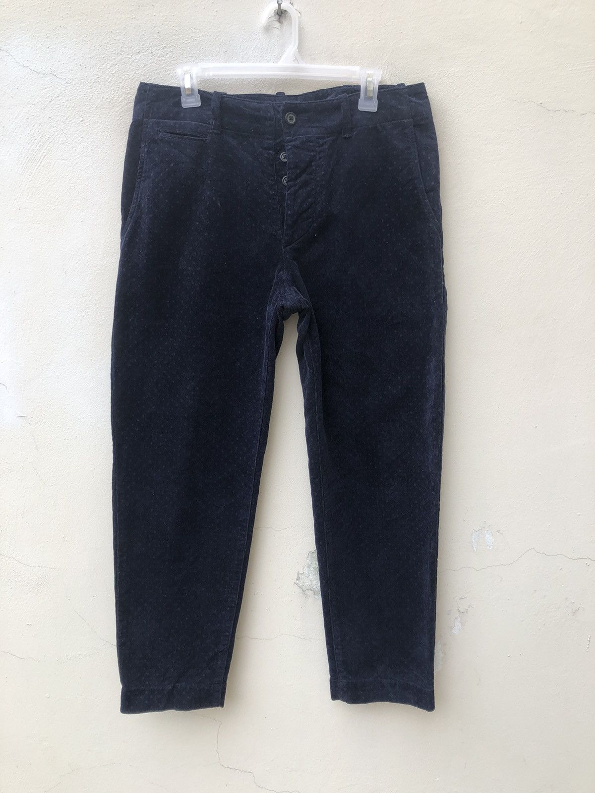 Needles VOTOLE PRODUCT Japan Thick Corduroy Polka Dot Trouser Pant Size US 31 - 3 Thumbnail