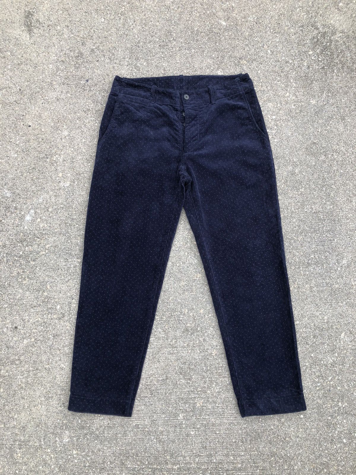 Needles VOTOLE PRODUCT Japan Thick Corduroy Polka Dot Trouser Pant Size US 31 - 1 Thumbnail