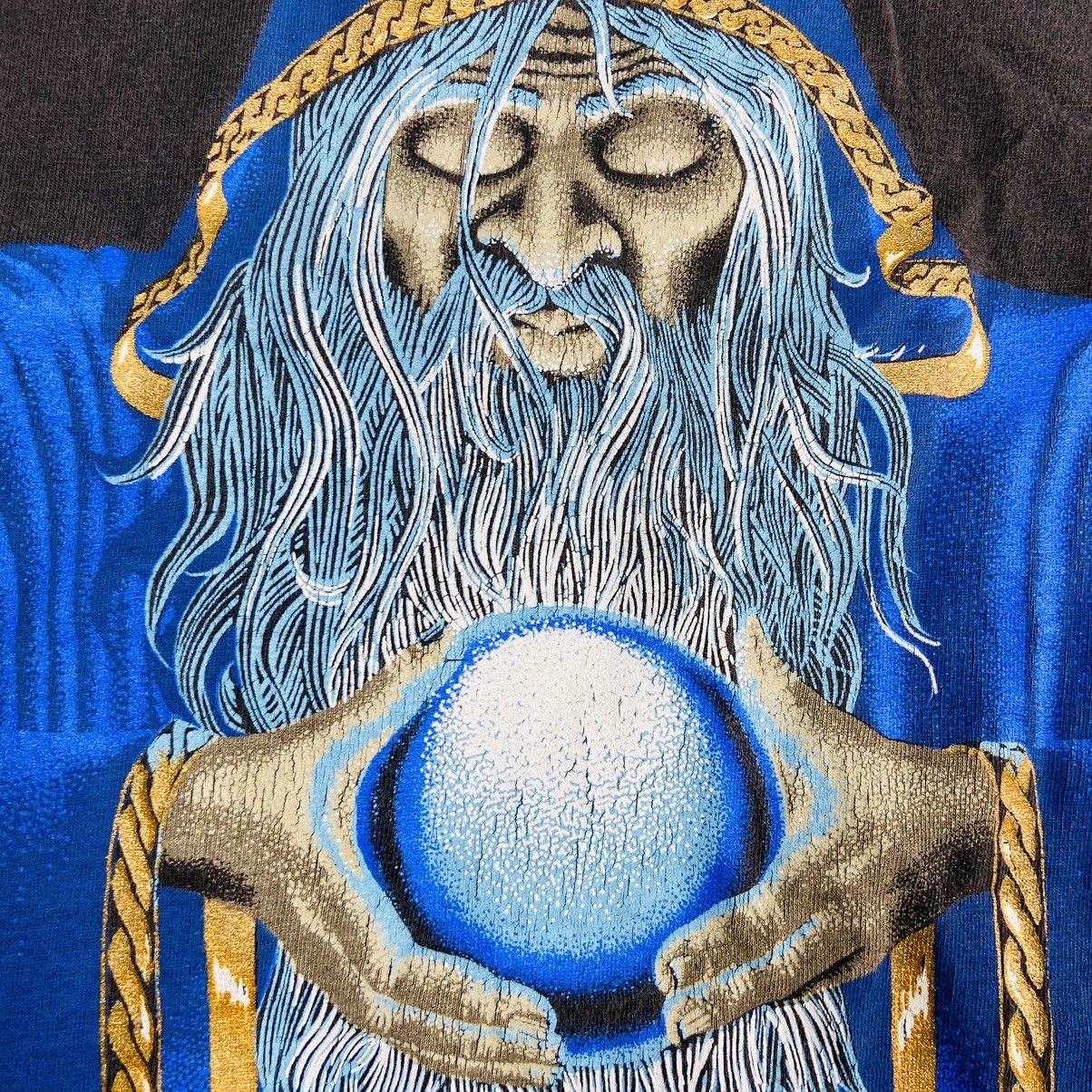 Vintage 🔮 MERLIN CRYSTAL VISION ARCHIVE 1990s SUN FADED TEE - № 218 Size US XL / EU 56 / 4 - 6 Thumbnail