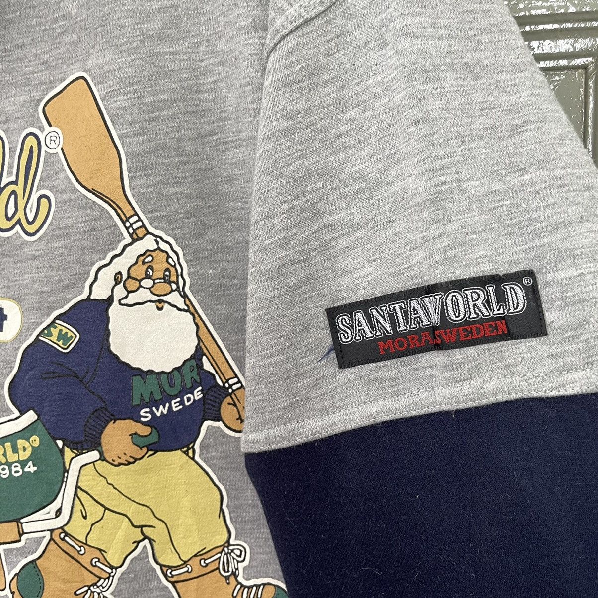 Captain Santors Vintage 90’s Santa World Big Logo Crewneck Sweatshirt Size L Size US L / EU 52-54 / 3 - 6 Thumbnail