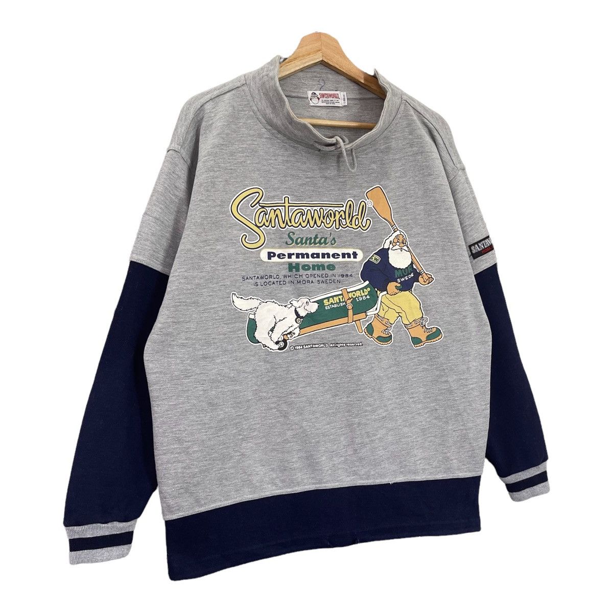 Captain Santors Vintage 90’s Santa World Big Logo Crewneck Sweatshirt Size L Size US L / EU 52-54 / 3 - 2 Thumbnail