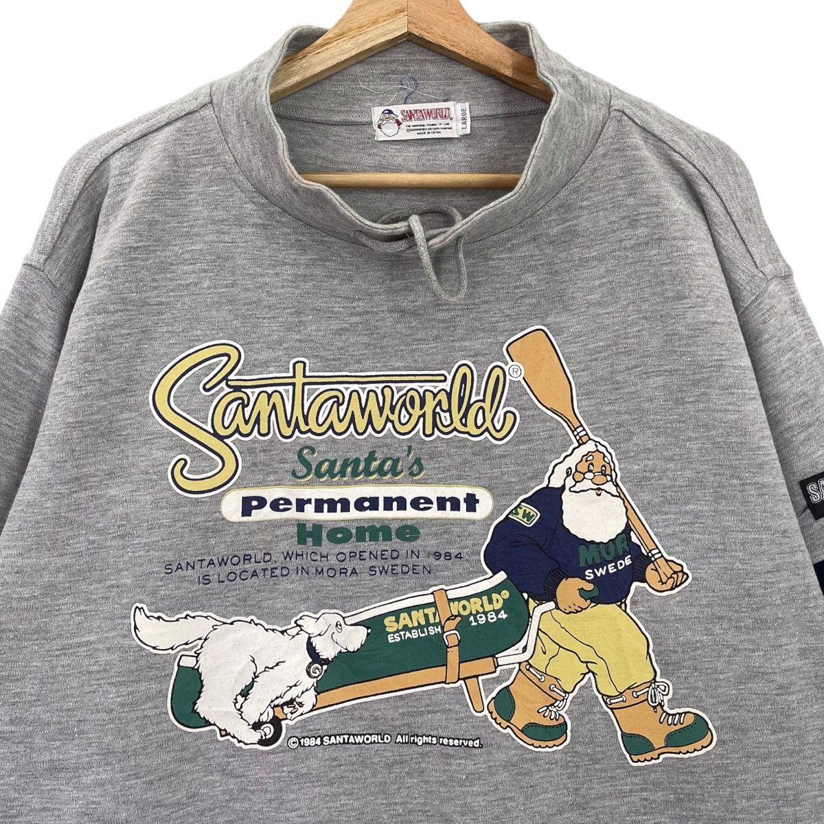 Captain Santors Vintage 90’s Santa World Big Logo Crewneck Sweatshirt Size L Size US L / EU 52-54 / 3 - 4 Thumbnail