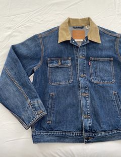 Levis denim hotsell jacket corduroy collar