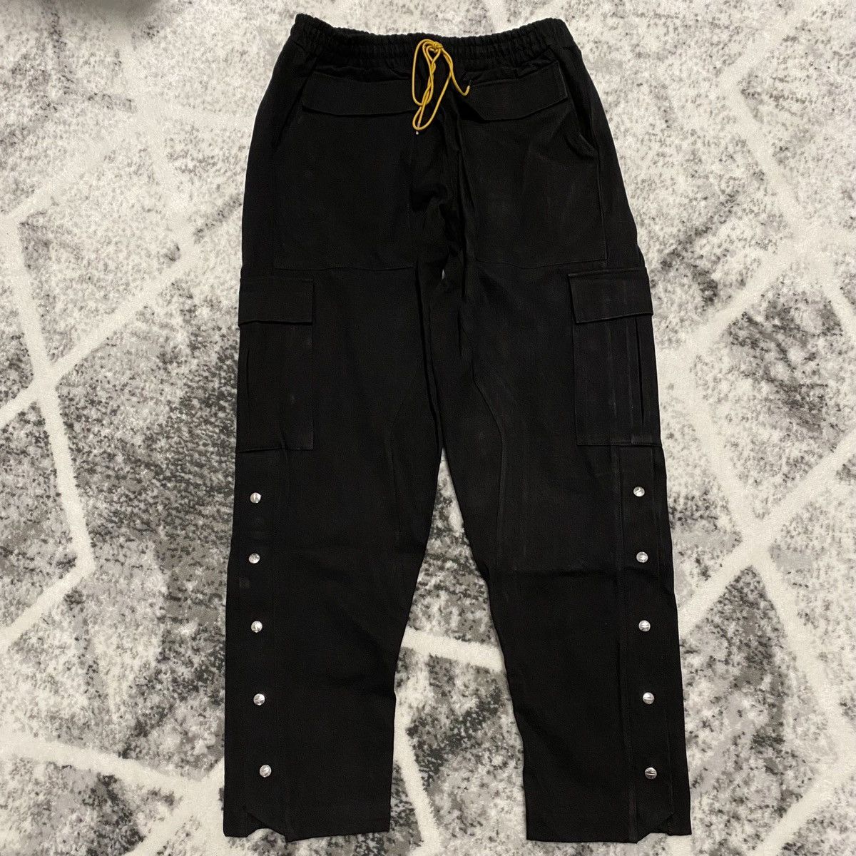 Rhude Rhude Rifle Nylon Snap Cargo Pants Black Size US 36 / EU 52 - 2 Thumbnail
