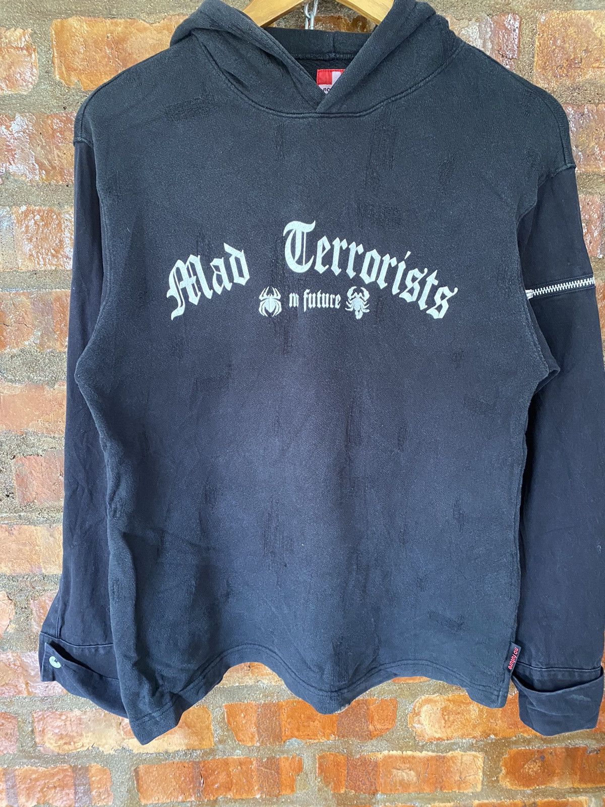 No Future No Future Mad terrorists hybrid distressed hoodie Size US M / EU 48-50 / 2 - 4 Thumbnail