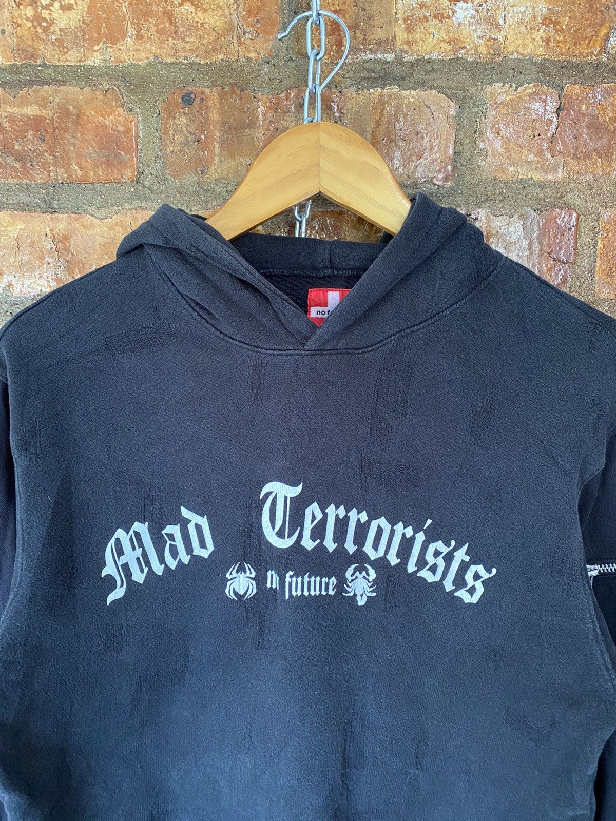 No Future No Future Mad terrorists hybrid distressed hoodie Size US M / EU 48-50 / 2 - 3 Thumbnail
