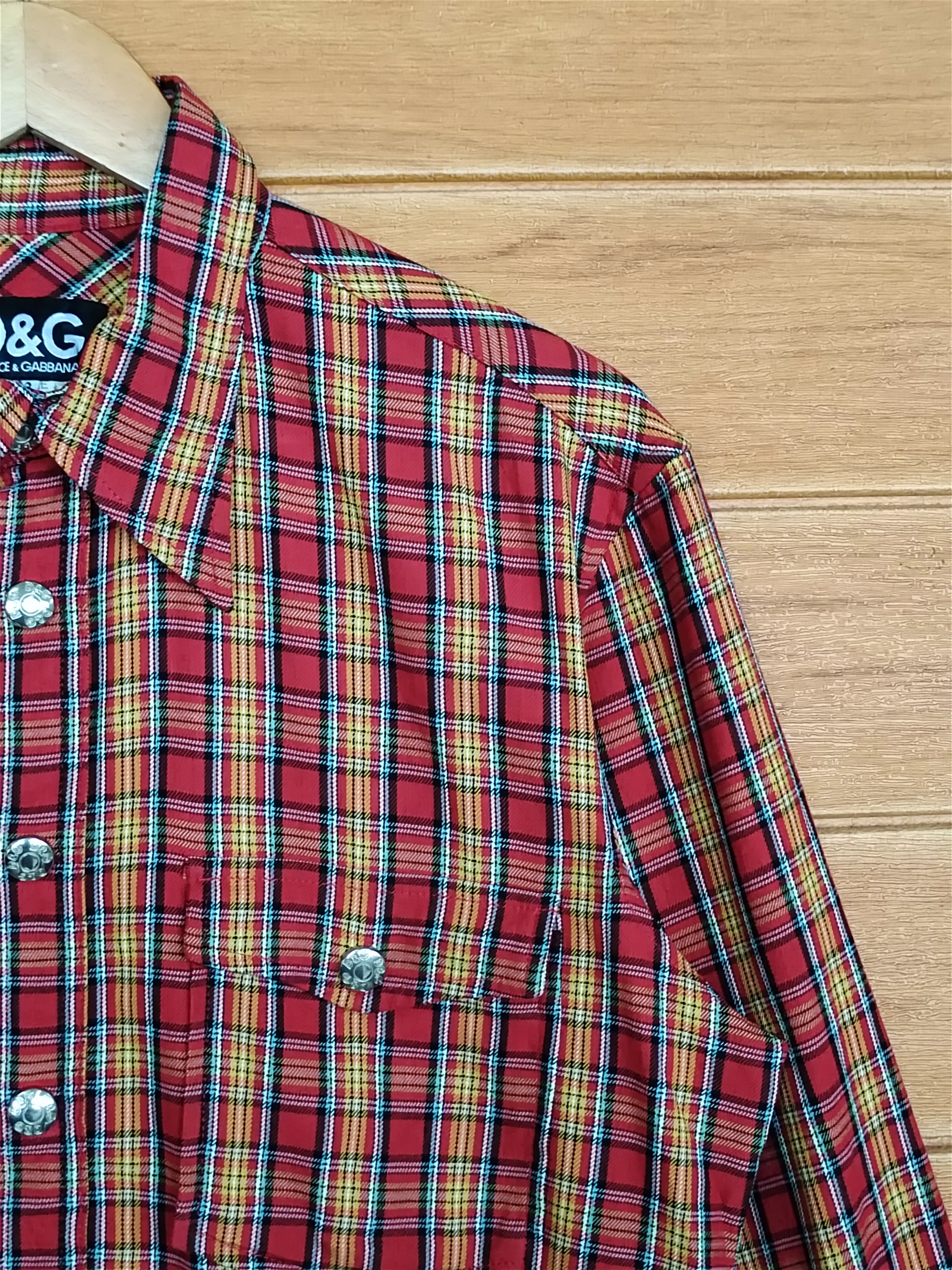 Dolce & Gabbana Dolce & Gabbana Checkered Plaid Button Shirt Size US M / EU 48-50 / 2 - 4 Thumbnail