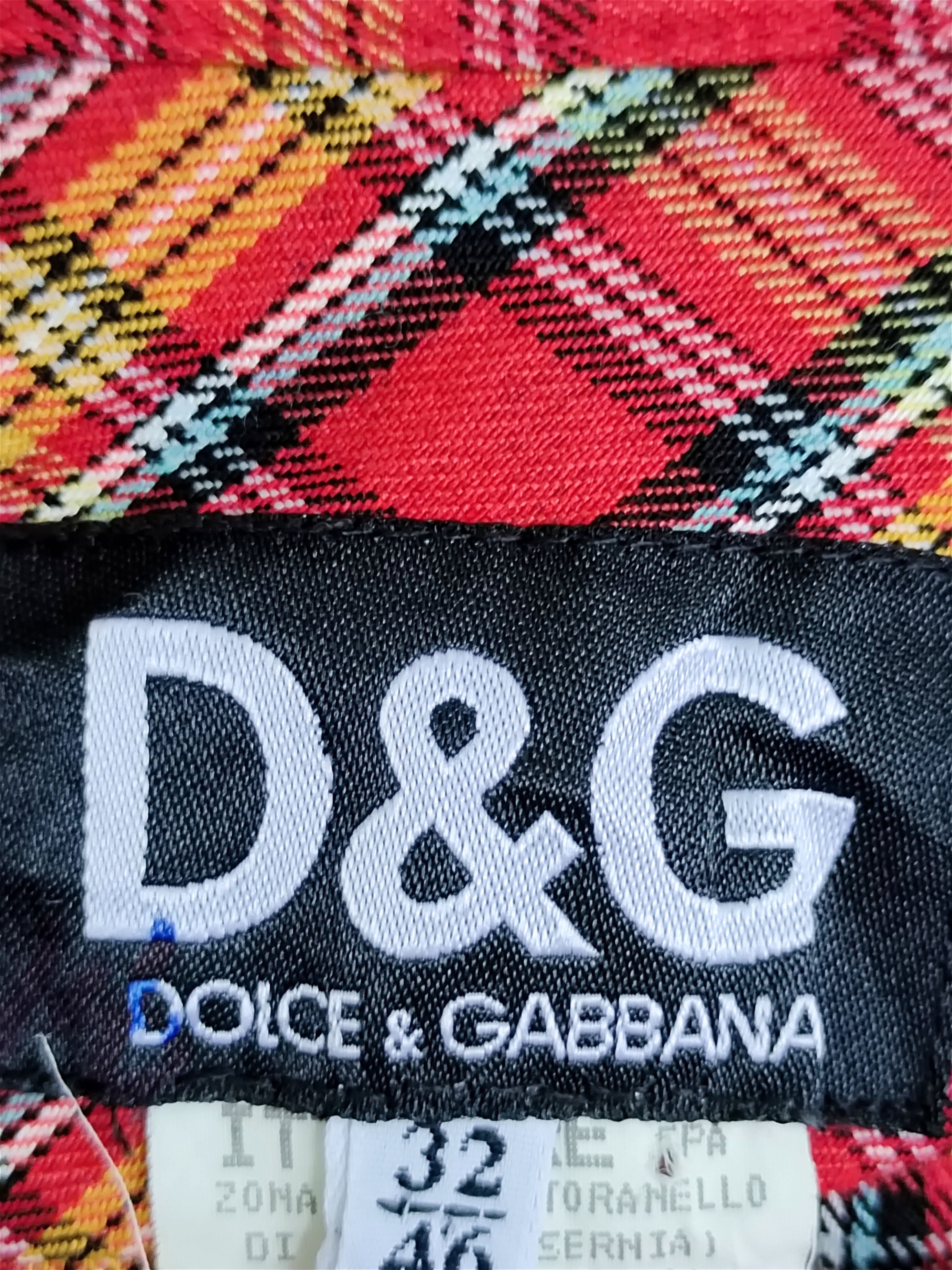Dolce & Gabbana Dolce & Gabbana Checkered Plaid Button Shirt Size US M / EU 48-50 / 2 - 15 Thumbnail
