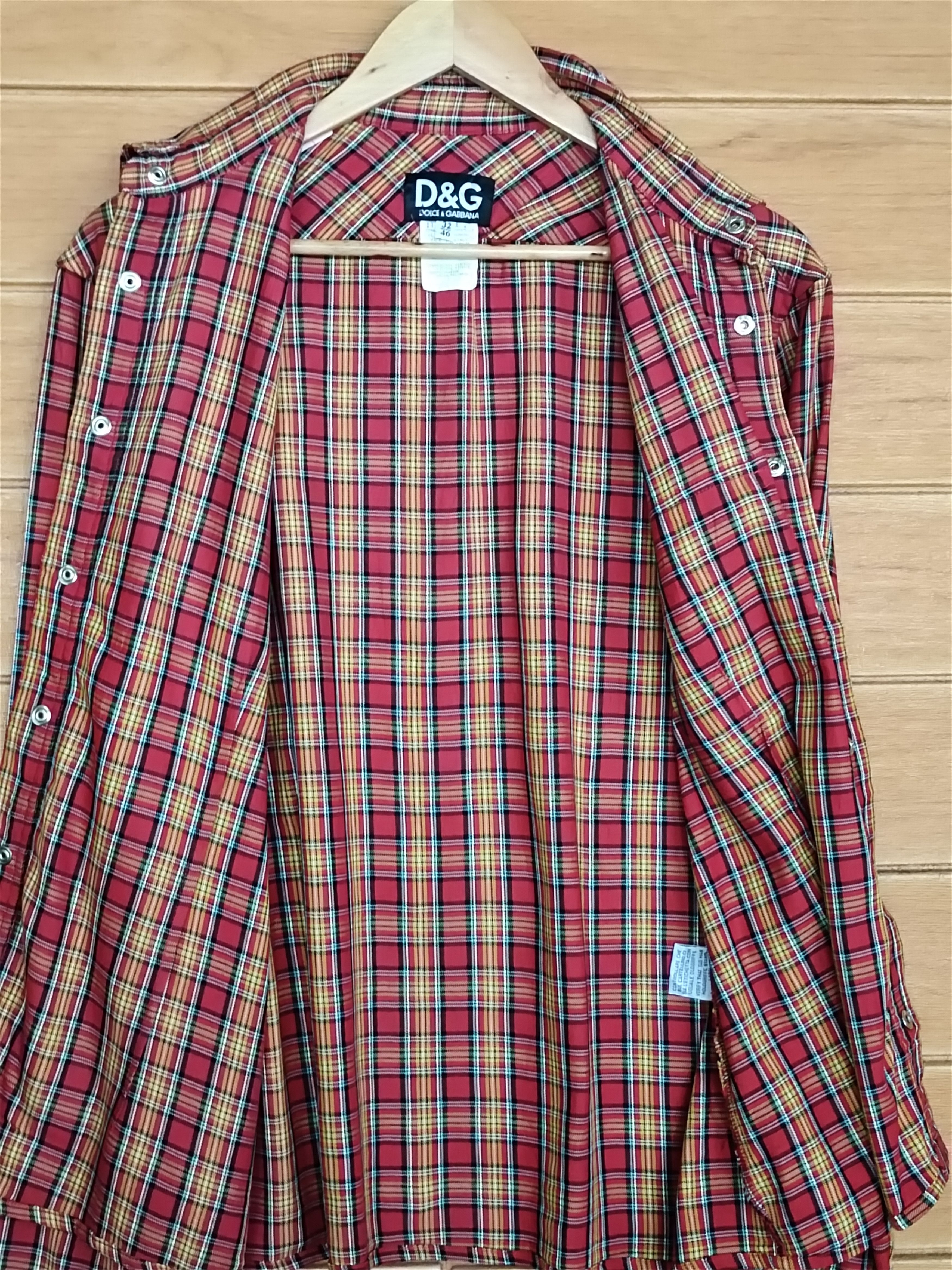 Dolce & Gabbana Dolce & Gabbana Checkered Plaid Button Shirt Size US M / EU 48-50 / 2 - 13 Thumbnail