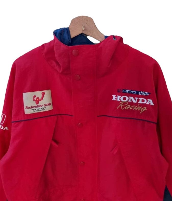 Honda Vintage Honda Twin Ring Motegi Racing Indy Car Race Jacket Size US L / EU 52-54 / 3 - 3 Thumbnail