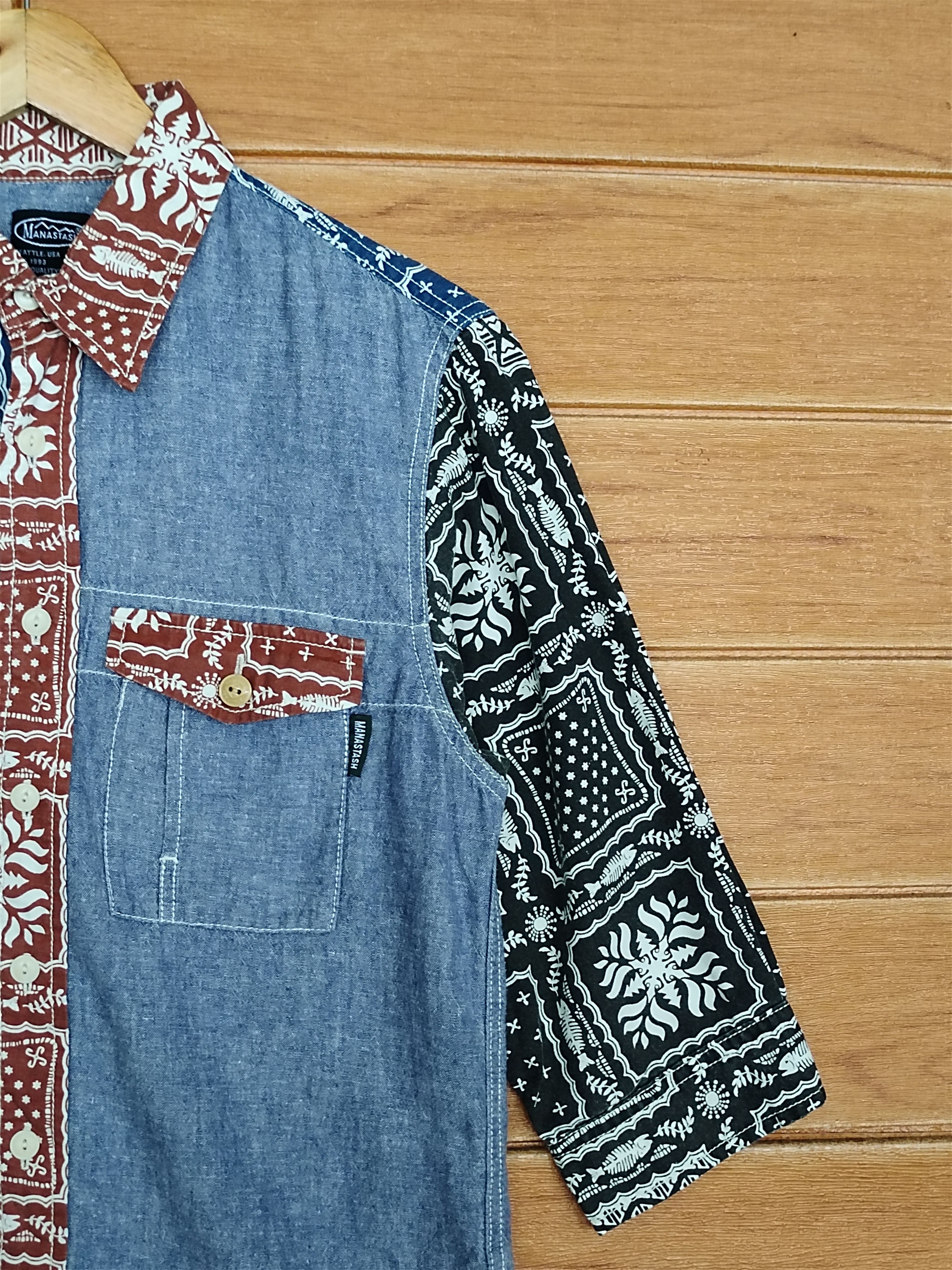 Manastash Manastash Bandana Button Up Shirt Size US S / EU 44-46 / 1 - 6 Thumbnail