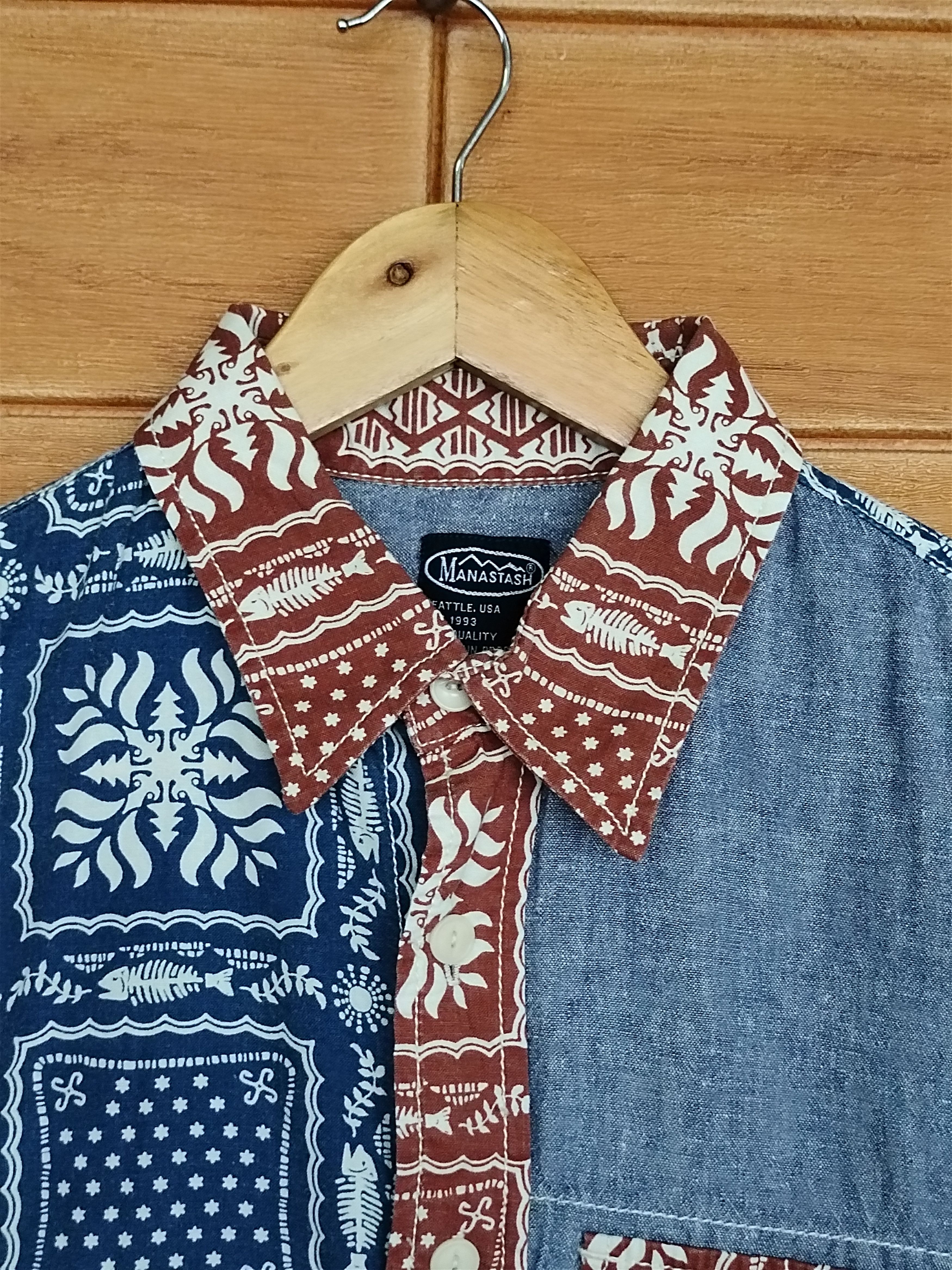 Manastash Manastash Bandana Button Up Shirt Size US S / EU 44-46 / 1 - 5 Thumbnail
