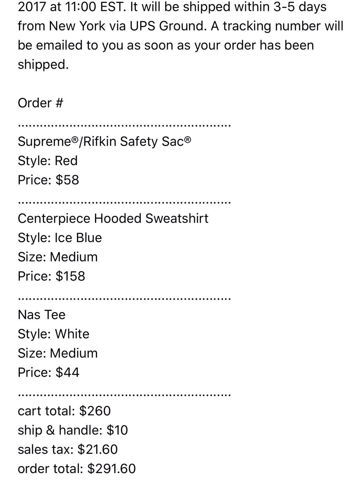 Supreme Rifkin Safety Sac | Grailed