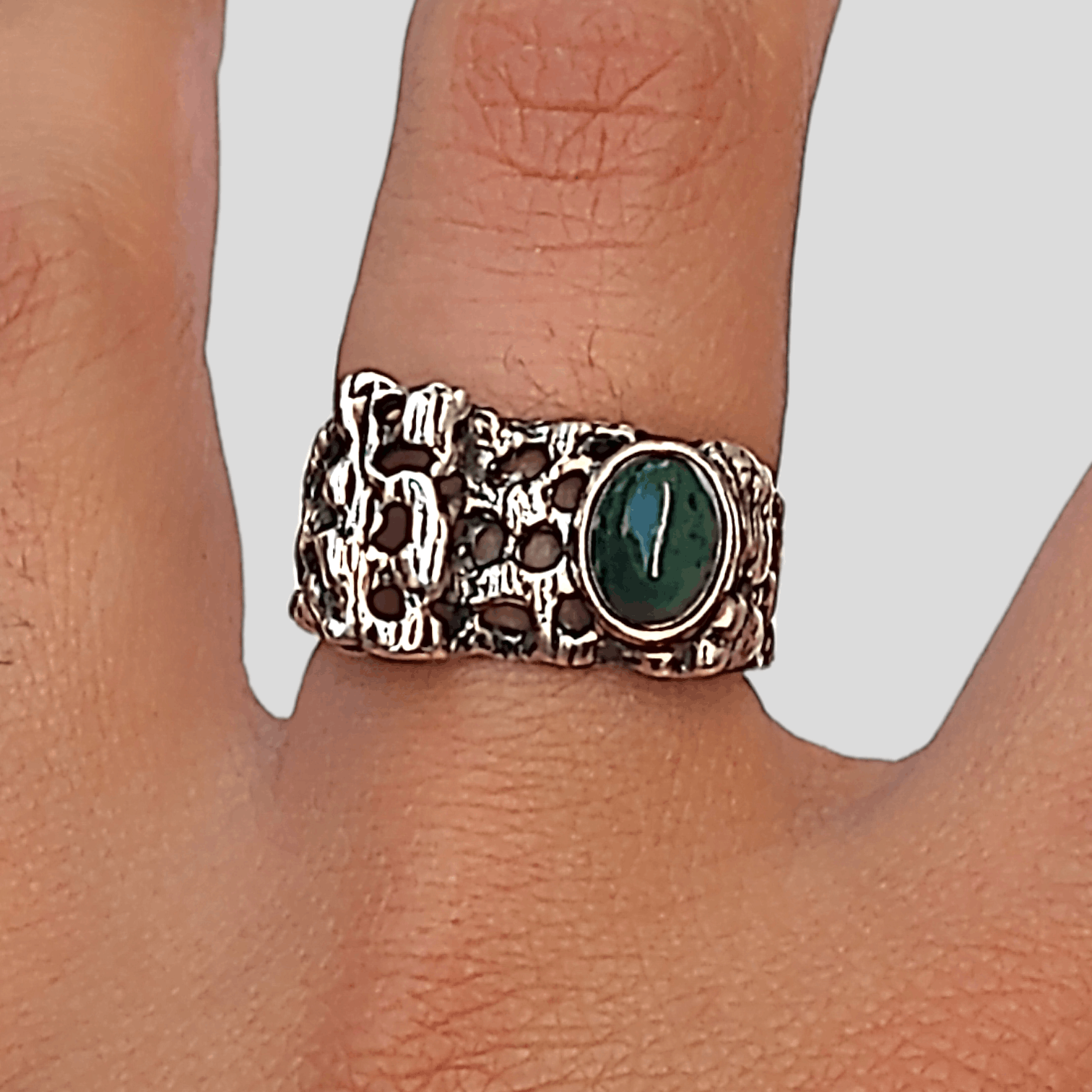 Vintage Vintage Sterling Silver Ring Size 8.75 Eilat Modern Size ONE SIZE - 11 Thumbnail