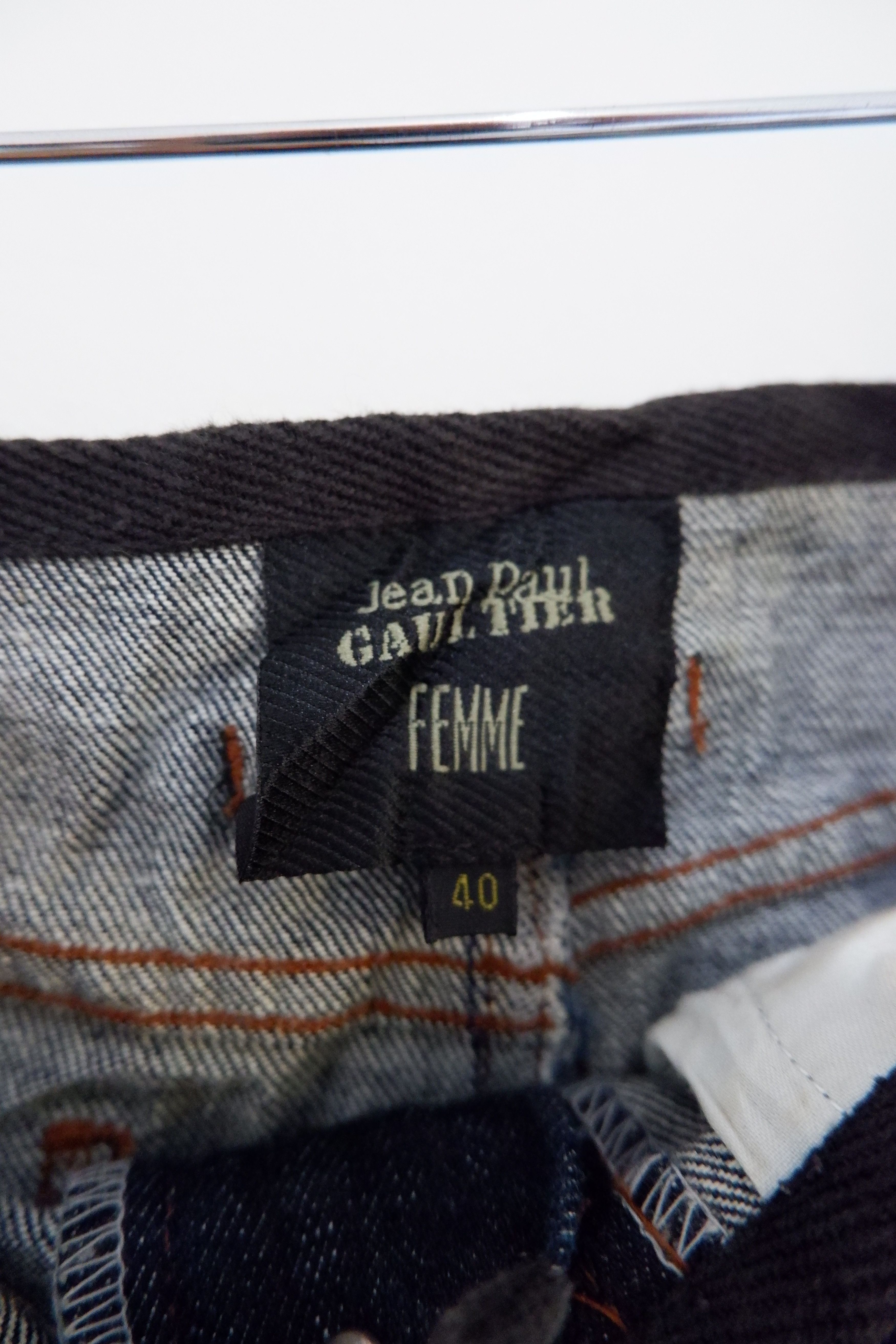 Jean Paul Gaultier Vintage Jean Paul Gaultier FEMME PVC Pocket Skirt Size 29" - 8 Thumbnail