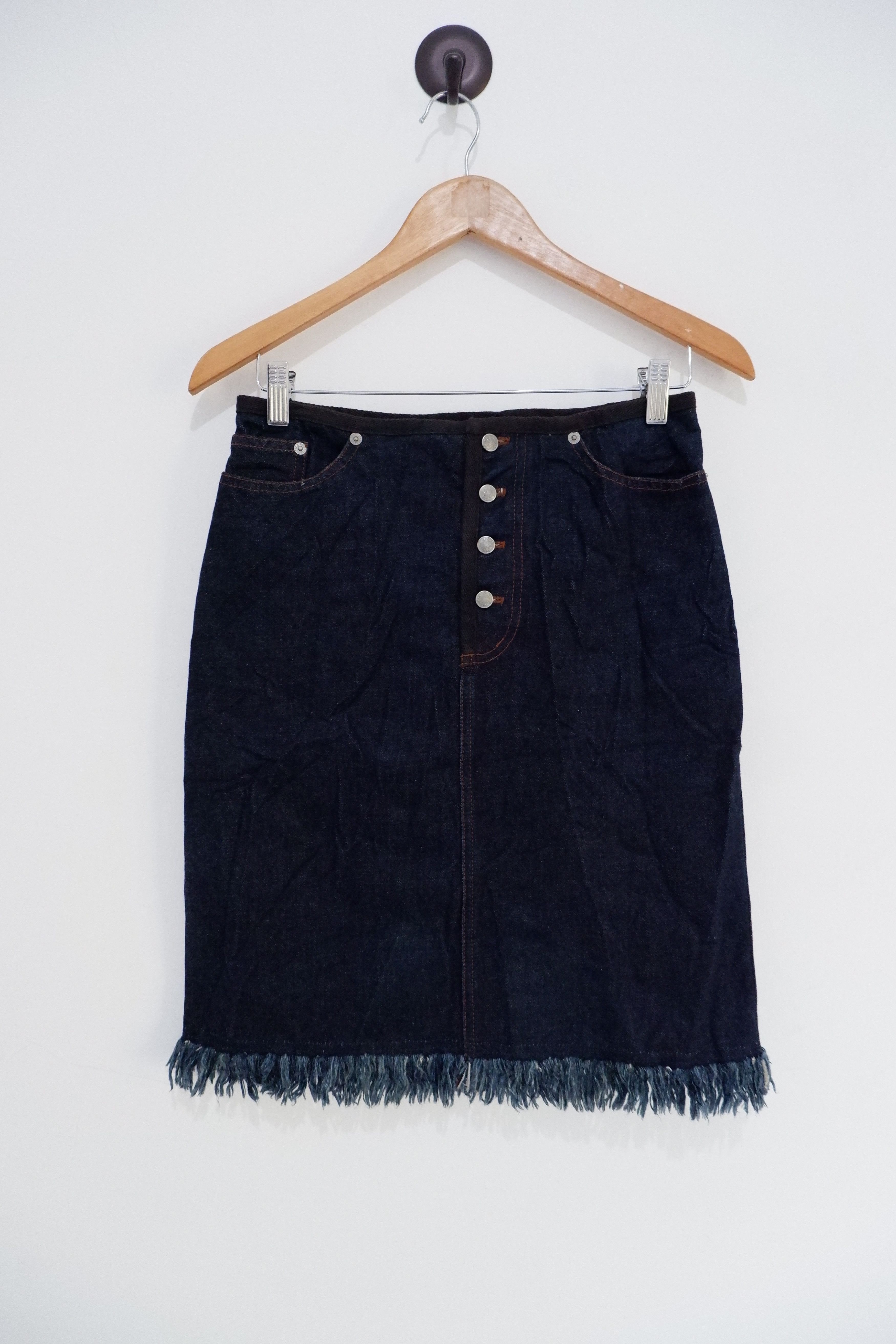 Jean Paul Gaultier Vintage Jean Paul Gaultier FEMME PVC Pocket Skirt Size 29" - 4 Thumbnail