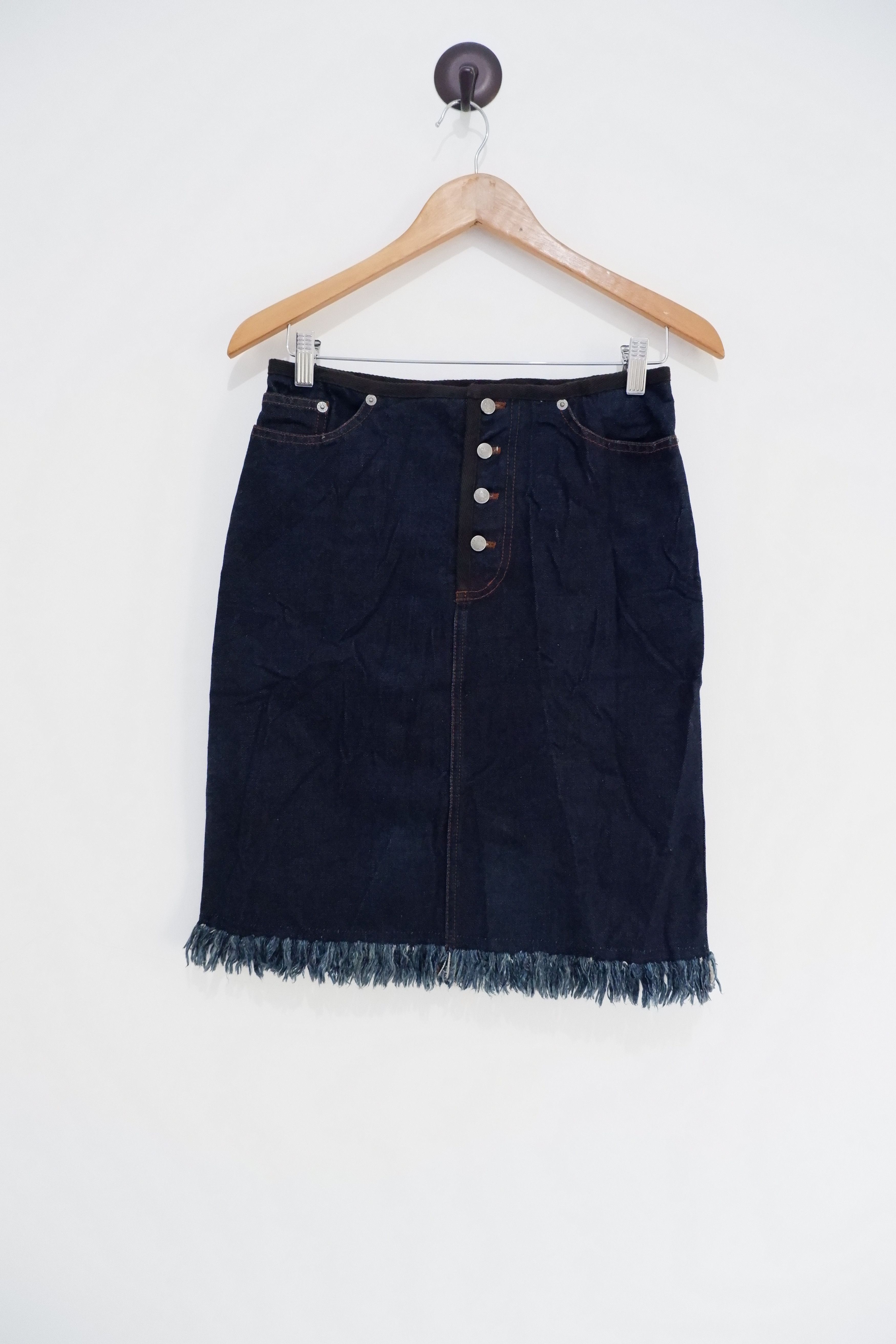 Jean Paul Gaultier Vintage Jean Paul Gaultier FEMME PVC Pocket Skirt Size 29" - 2 Thumbnail