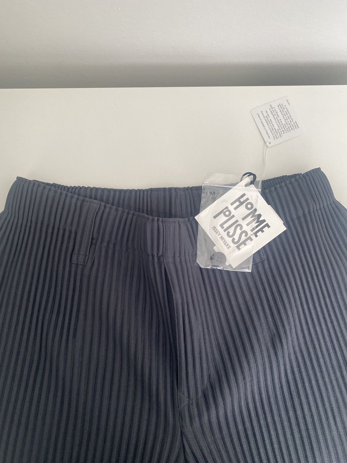 Issey Miyake Issey Miyake Homme Plisse Straight Trousers - Gunmetal Grey Size US 30 / EU 46 - 8 Thumbnail
