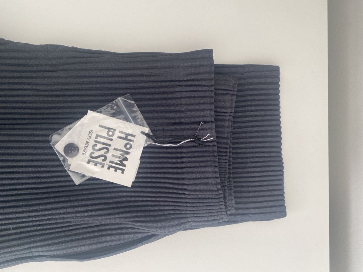 Issey Miyake Issey Miyake Homme Plisse Straight Trousers - Gunmetal Grey Size US 30 / EU 46 - 10 Thumbnail